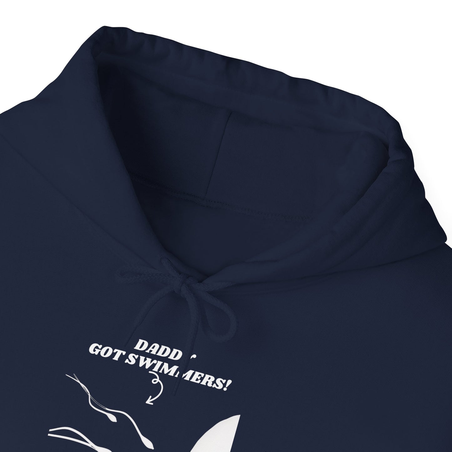 Daddy Got Swimmers?  Heavy Blend™ Hooded Sweatshirt