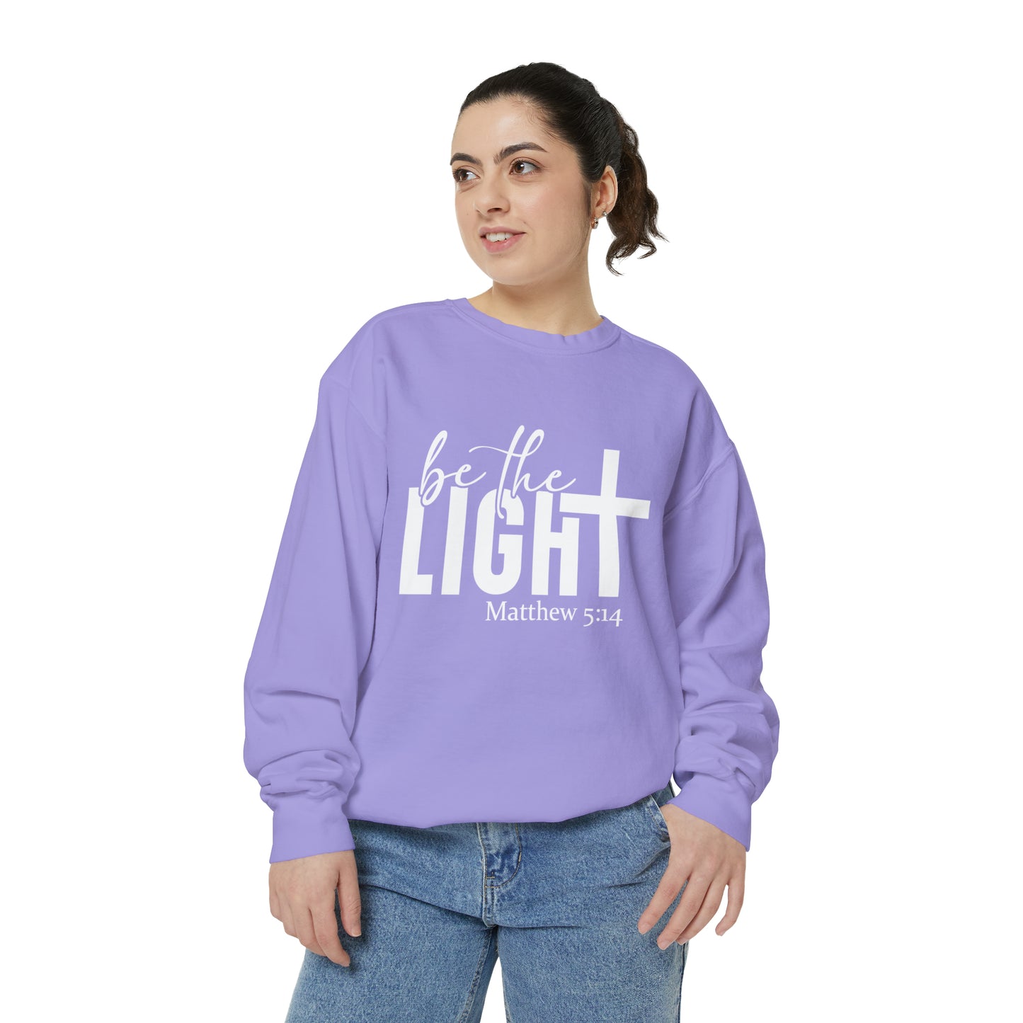 Be the Light Unisex Garment-Dyed Sweatshirt