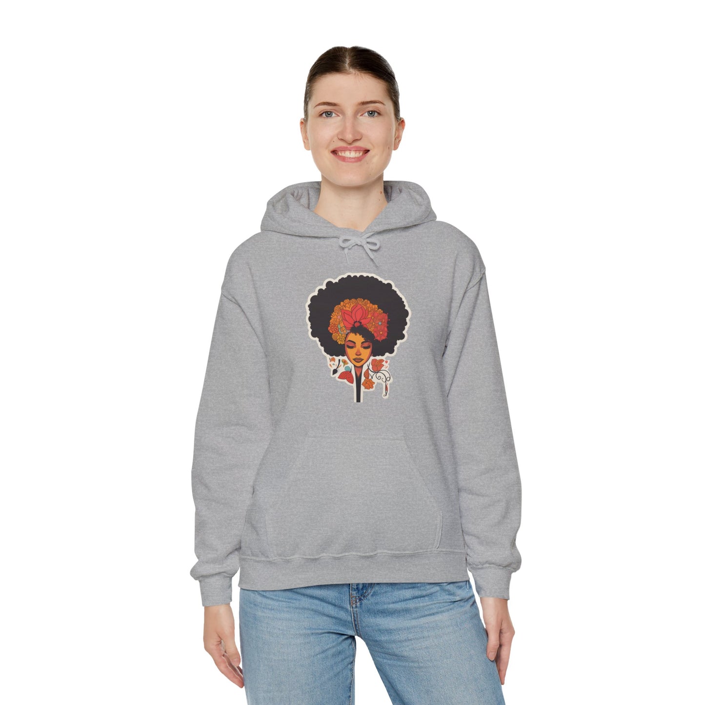 Black Women Heavy Blend™ Hooded Sweatshirt