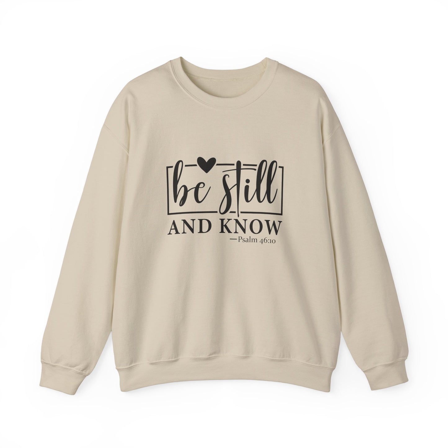 Be Still and Know Heavy Blend™ Crewneck Sweatshirt