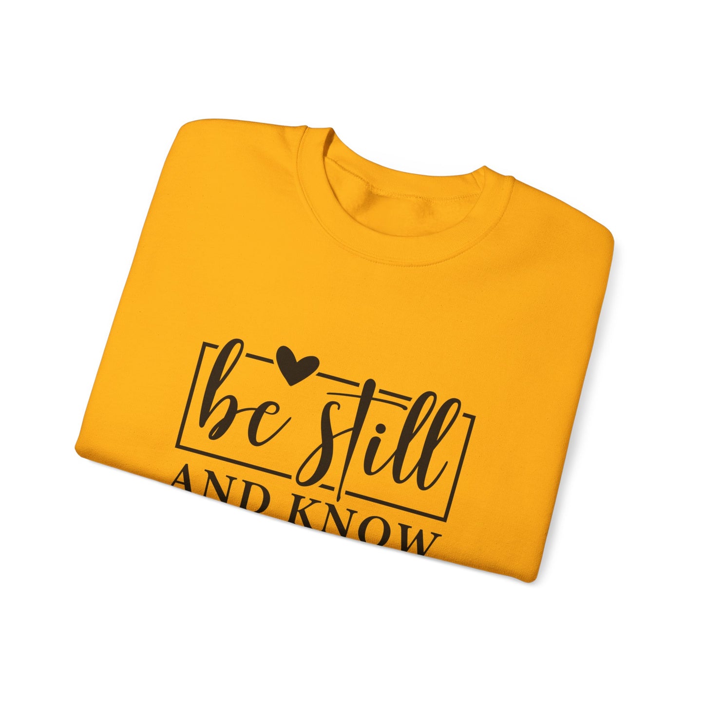 Be Still and Know Heavy Blend™ Crewneck Sweatshirt