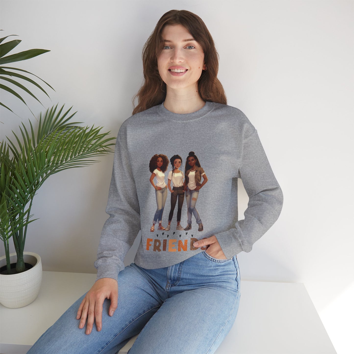 FRIENDS Women Heavy Blend™ Crewneck Sweatshirt