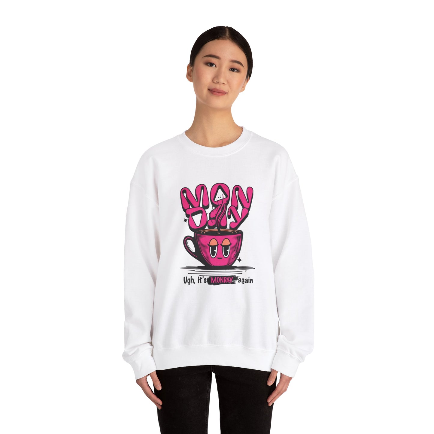 Monday Again Women  Heavy Blend™ Crewneck Sweatshirt