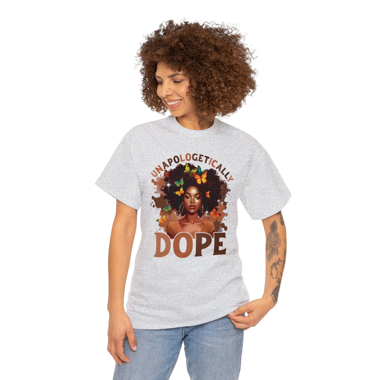 Unapologetically Dope  Heavy Cotton Tee