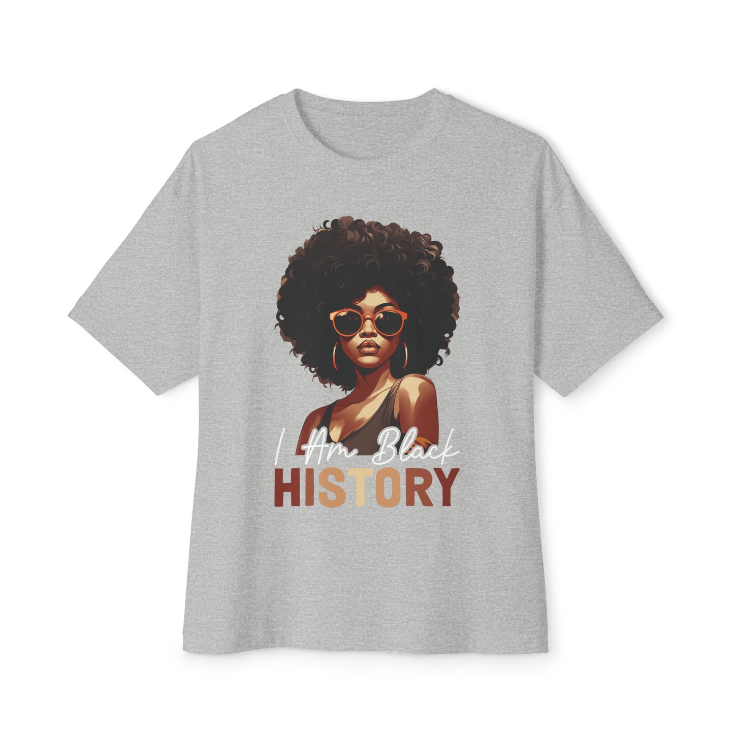 I am Black History  Oversized Boxy Tee