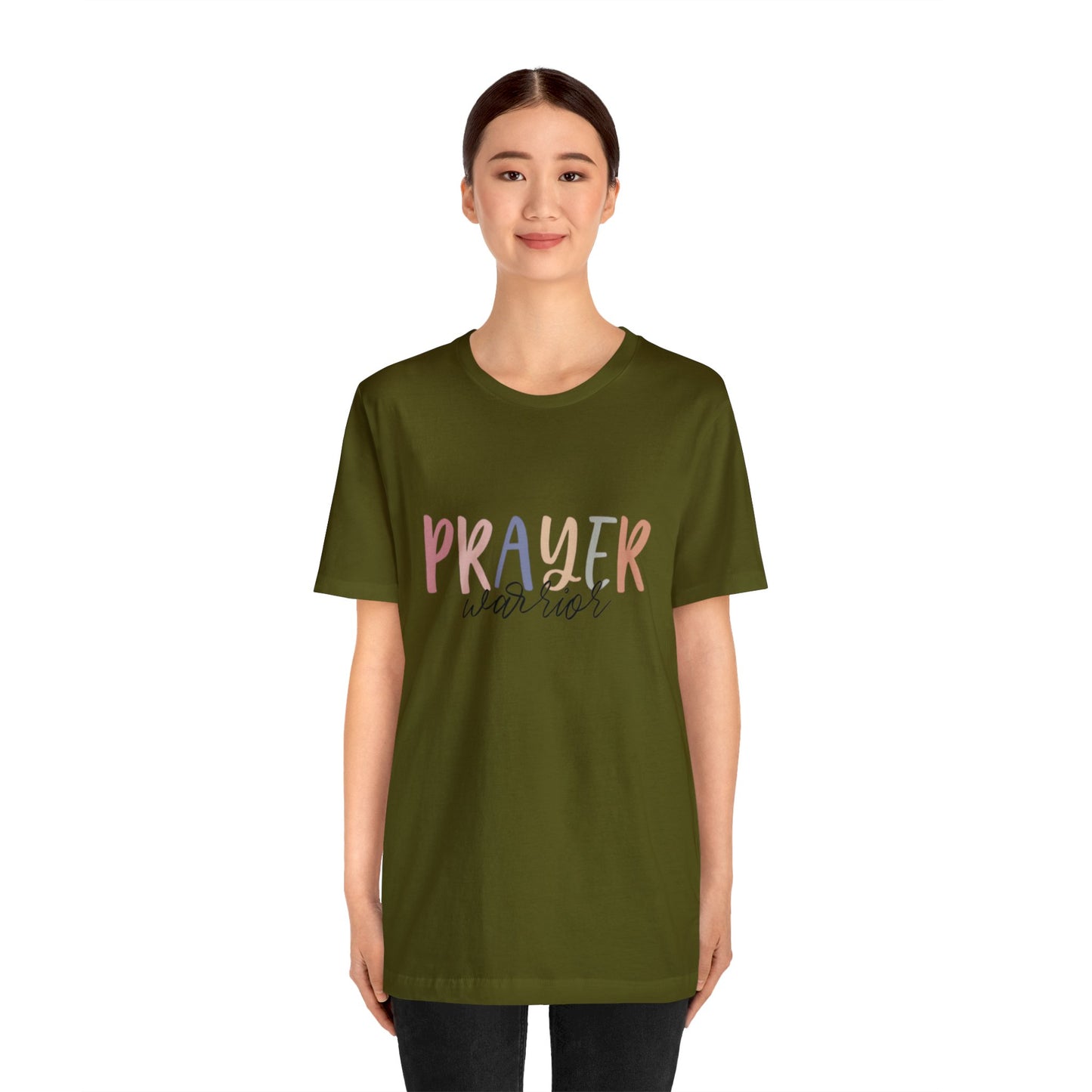 Prayer Warrior Women Jersey Short Sleeve Tee