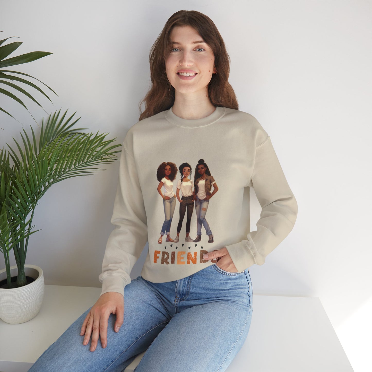 FRIENDS Women Heavy Blend™ Crewneck Sweatshirt