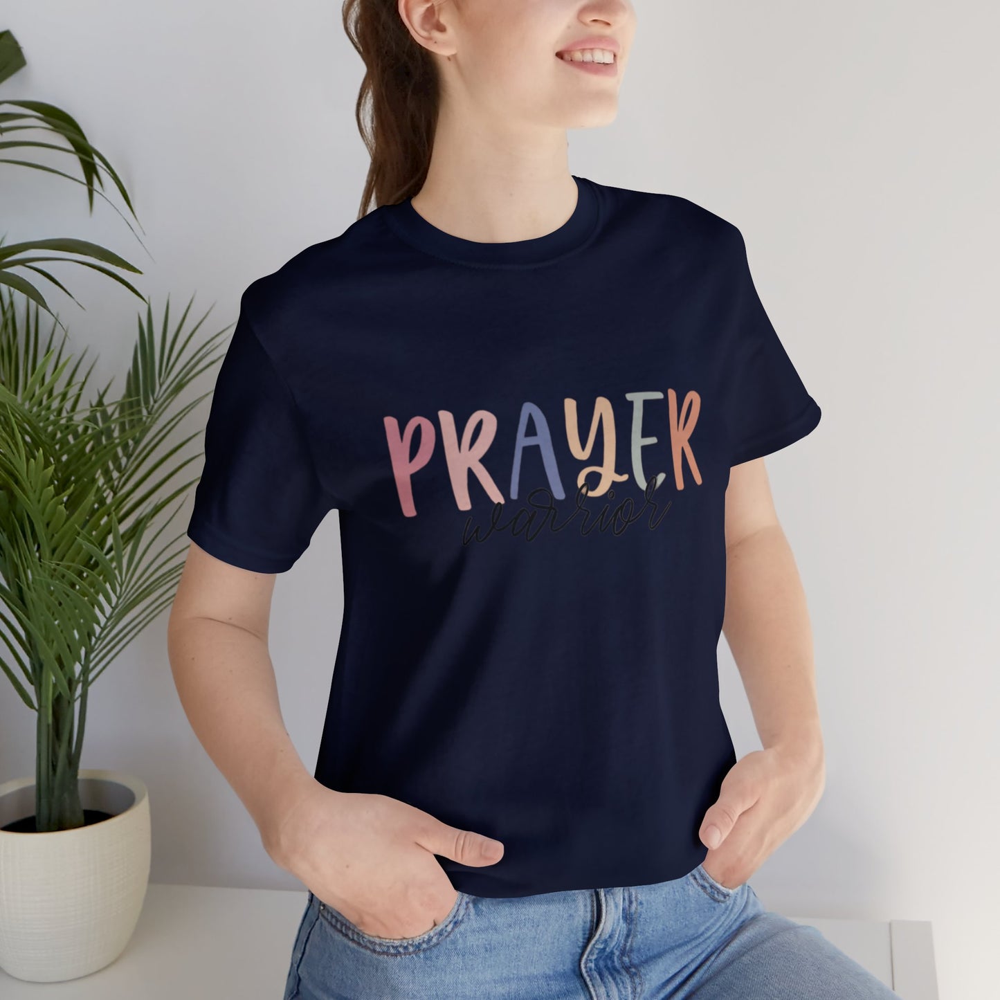 Prayer Warrior Women Jersey Short Sleeve Tee