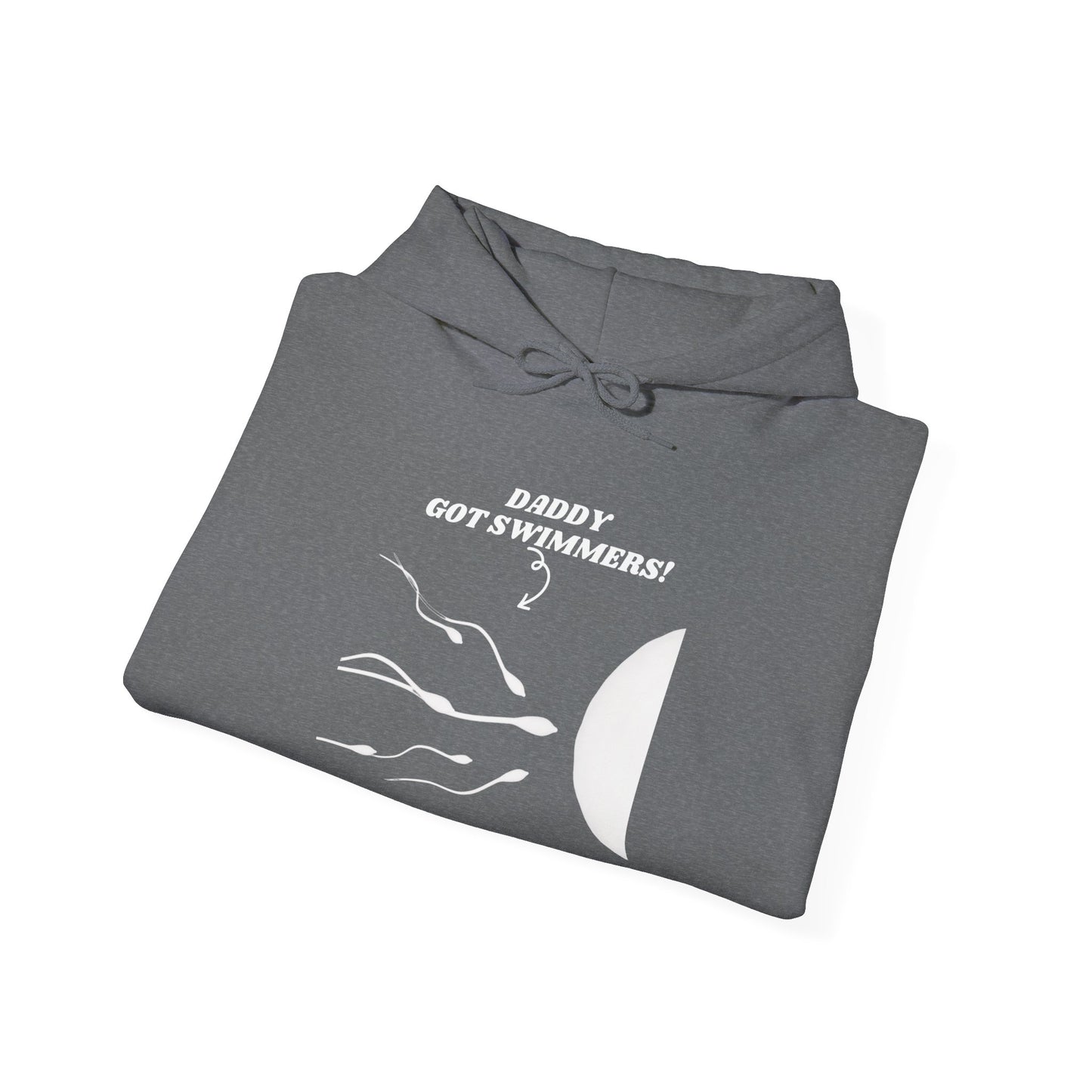 Daddy Got Swimmers?  Heavy Blend™ Hooded Sweatshirt