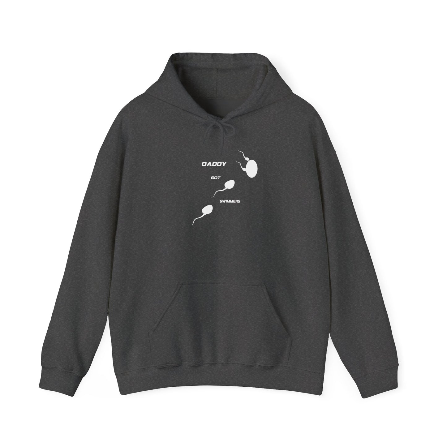 "'Daddy got Swimmers"  Heavy Blend™ Hooded Sweatshirt