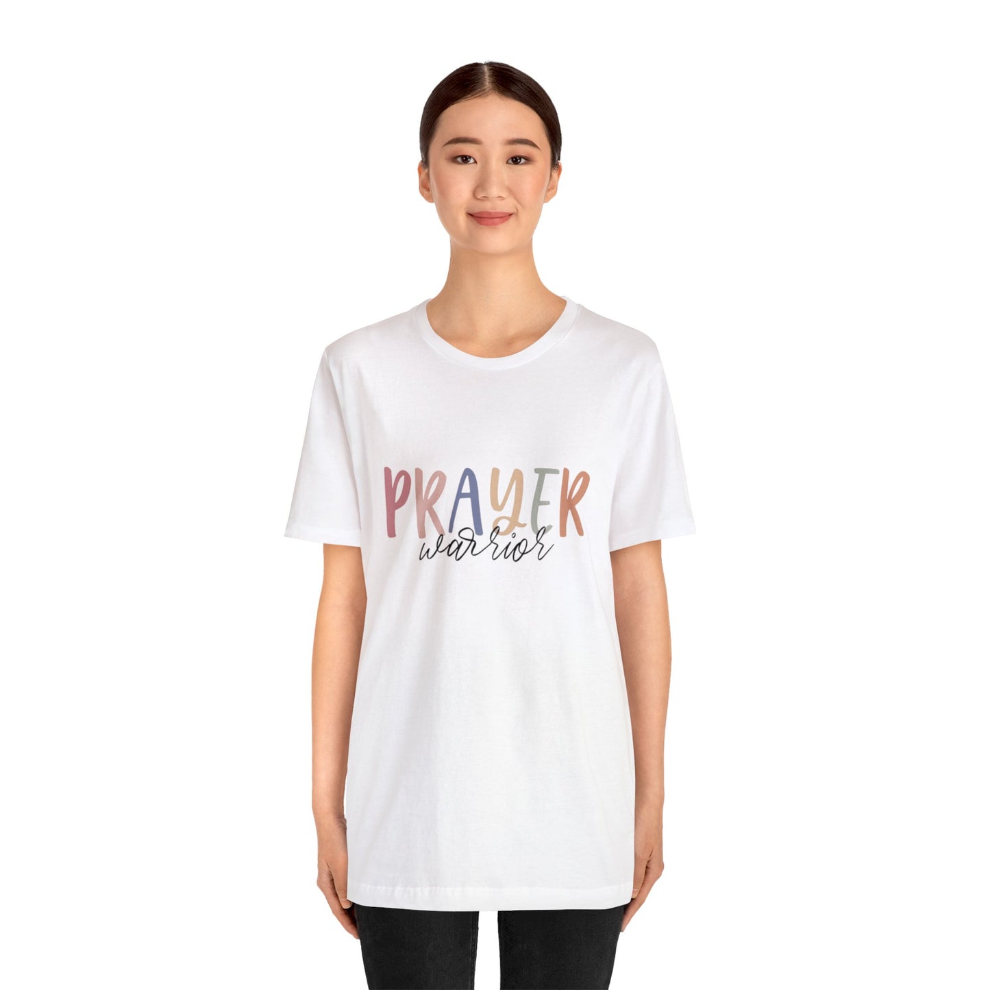 Prayer Warrior Women Jersey Short Sleeve Tee