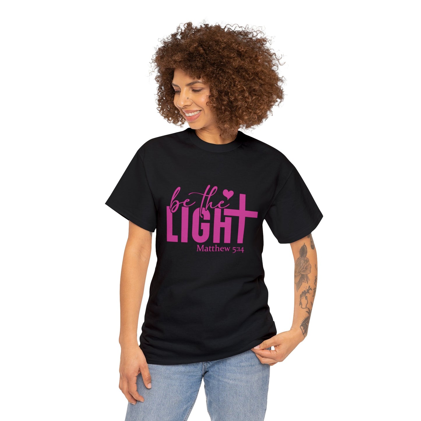 Be the Light Women Heavy Cotton Tee