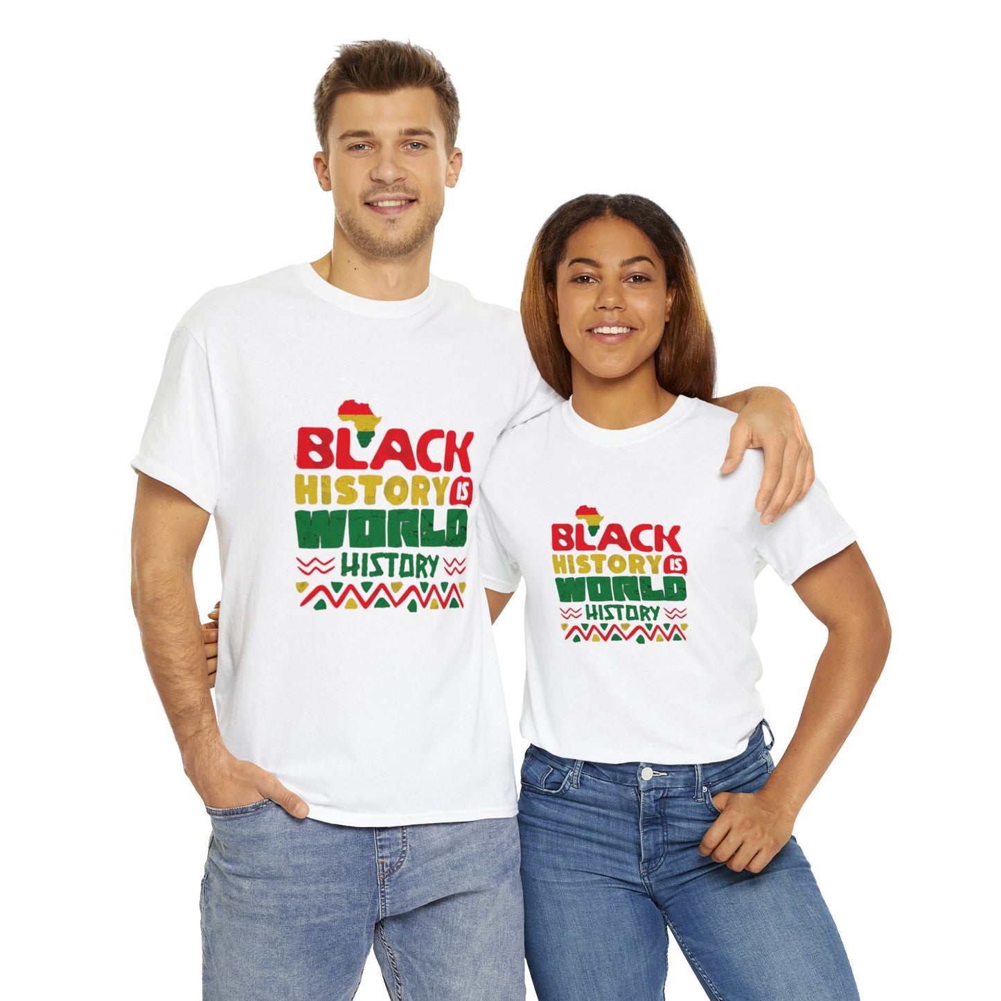 Black History Month Unisex Heavy Cotton Tee