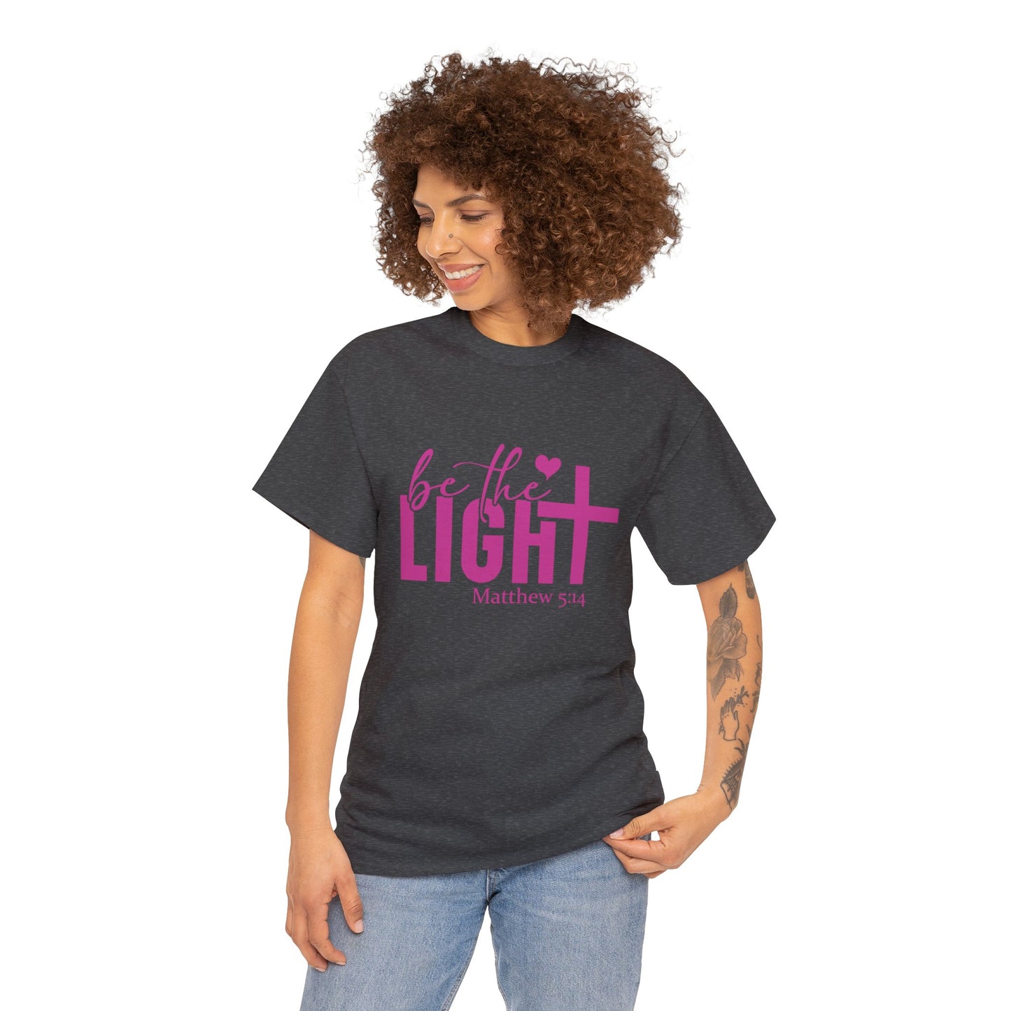 Be the Light Women Heavy Cotton Tee