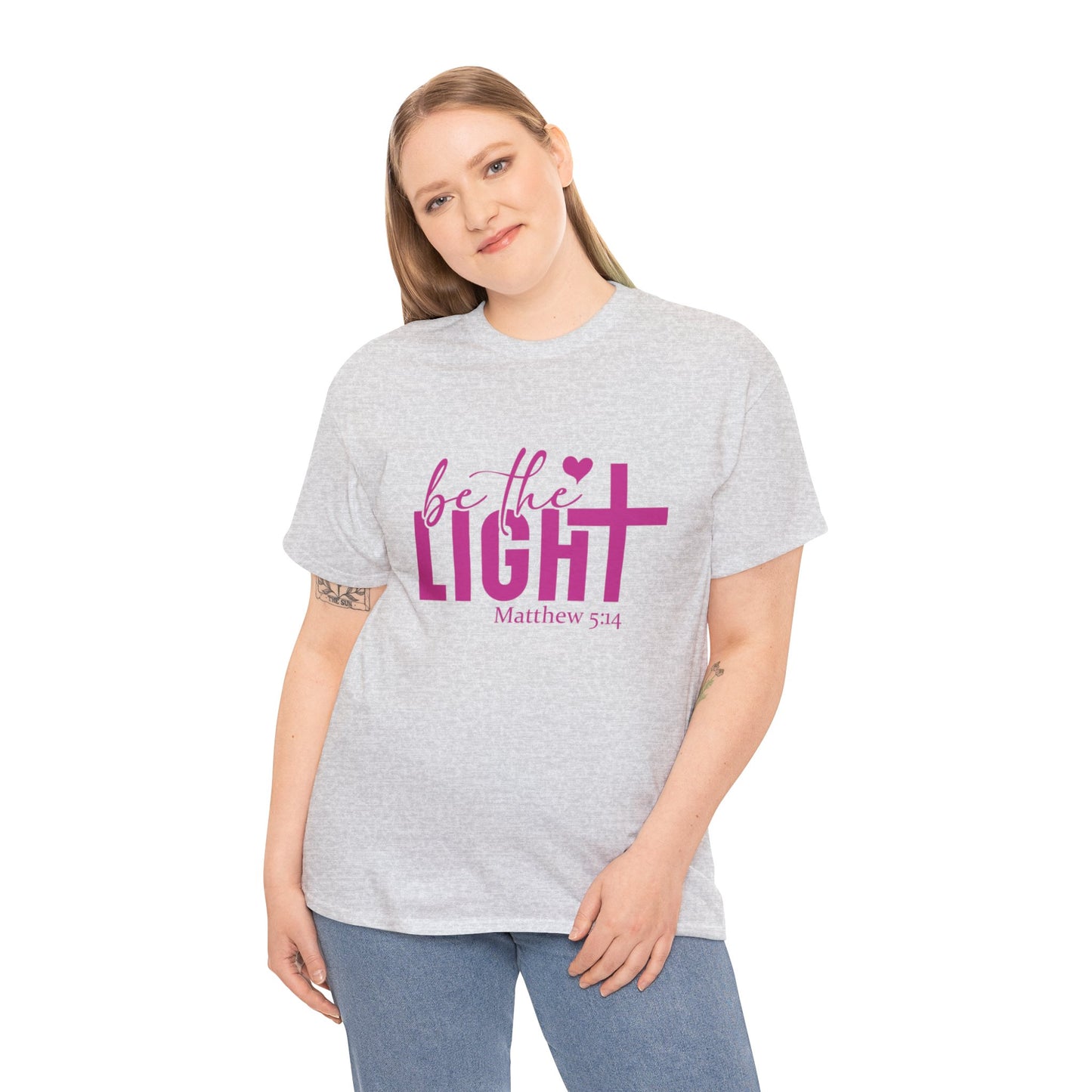 Be the Light Women Heavy Cotton Tee