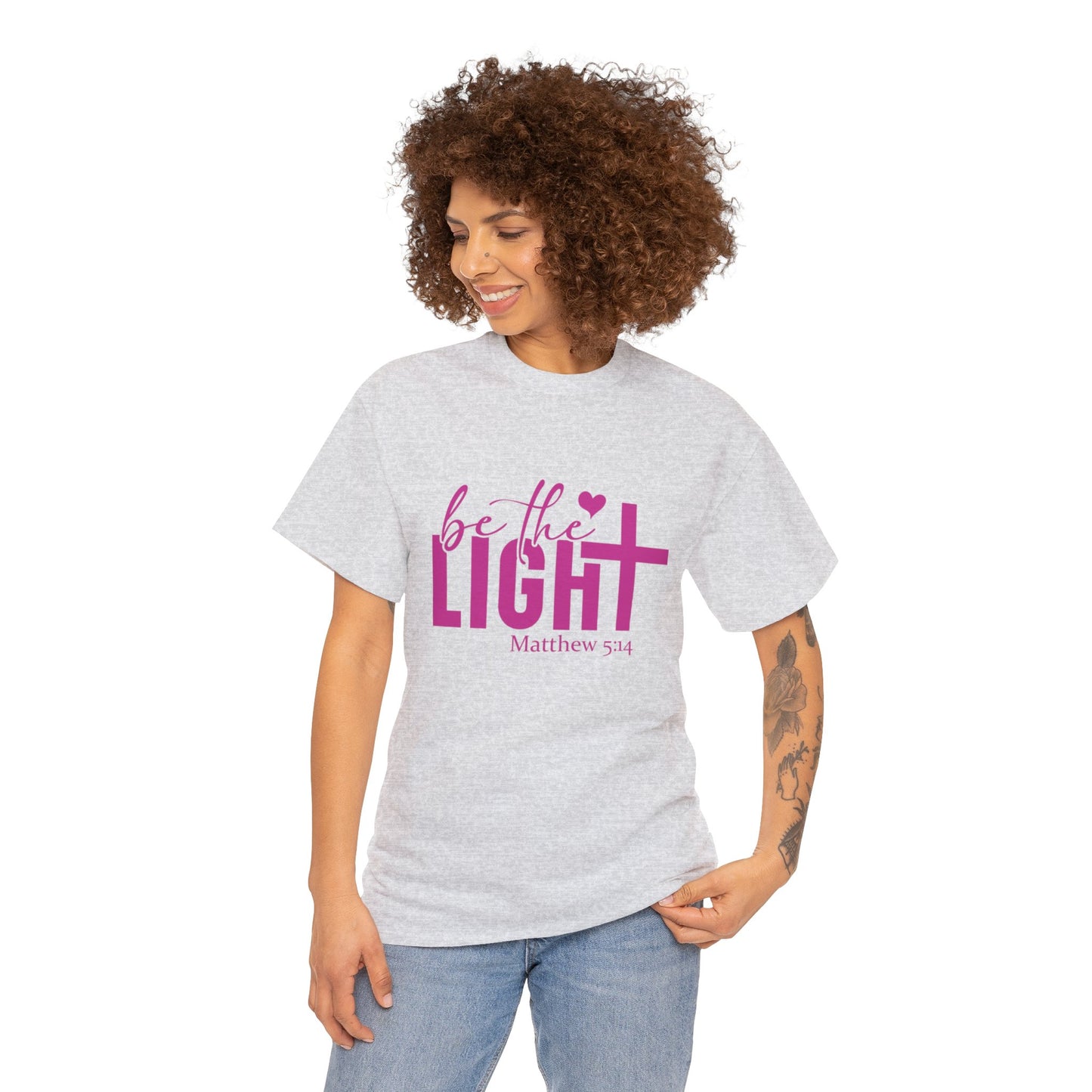 Be the Light Women Heavy Cotton Tee