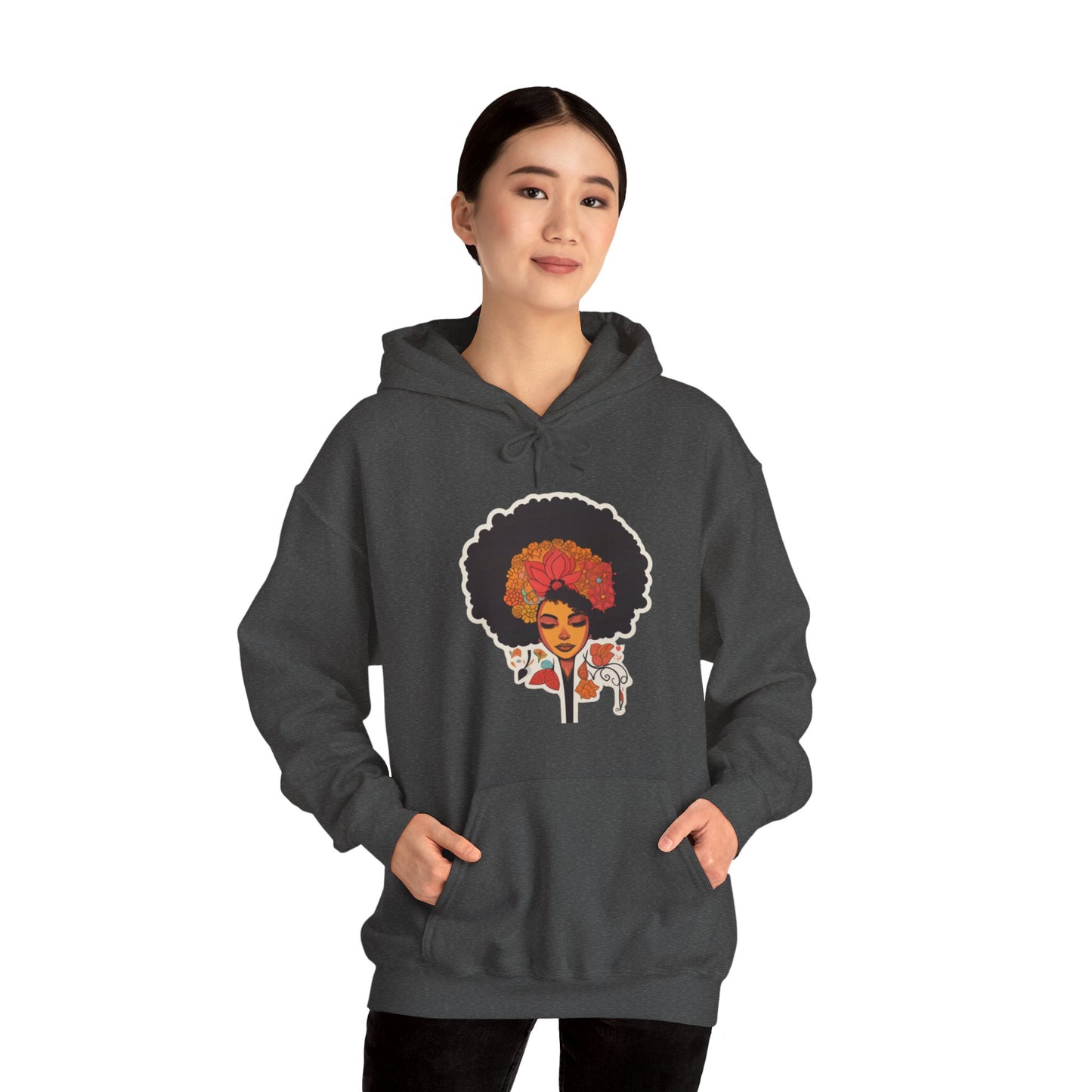 Black Women Heavy Blend™ Hooded Sweatshirt