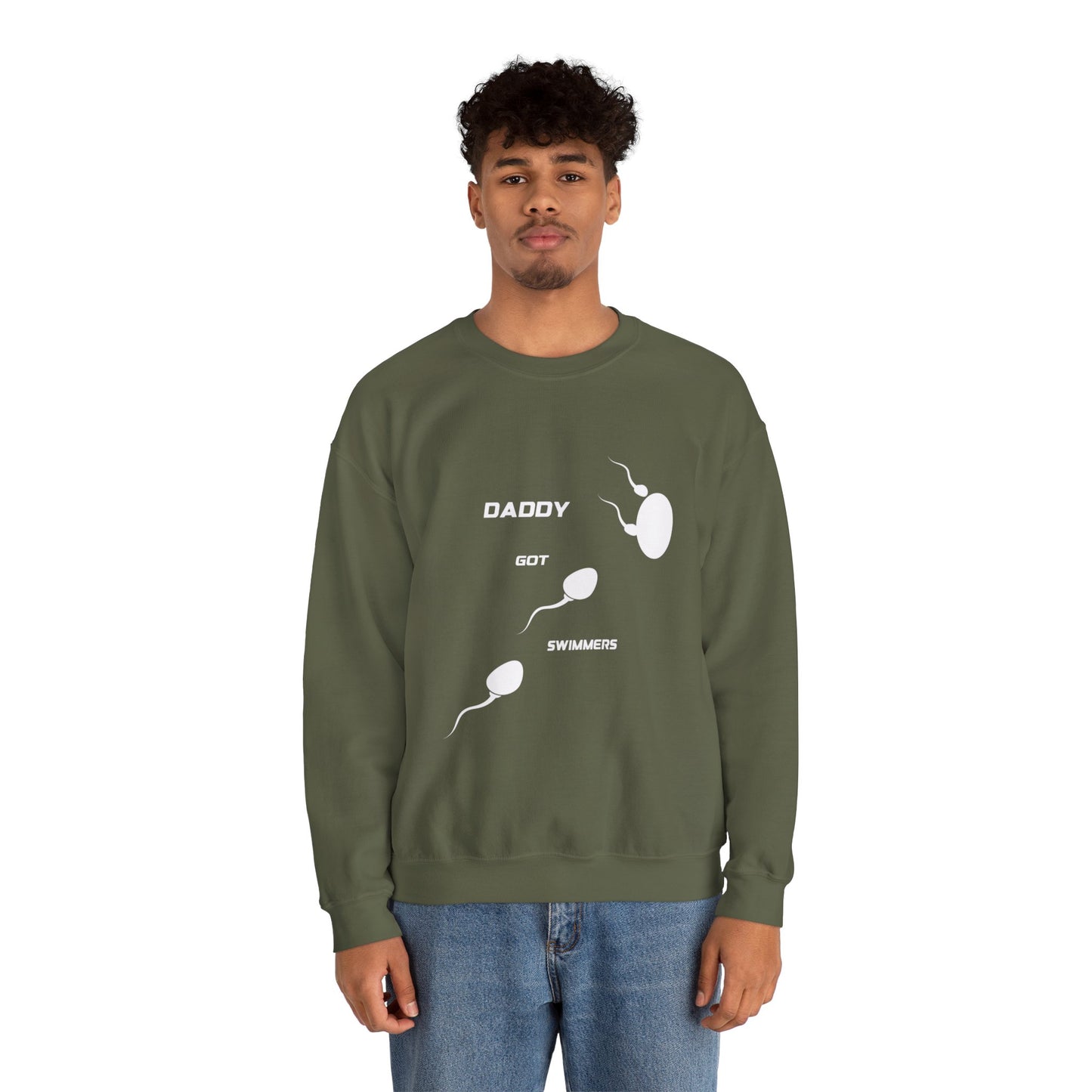 'Daddy Got Swimmers' - Men Sweatshirt