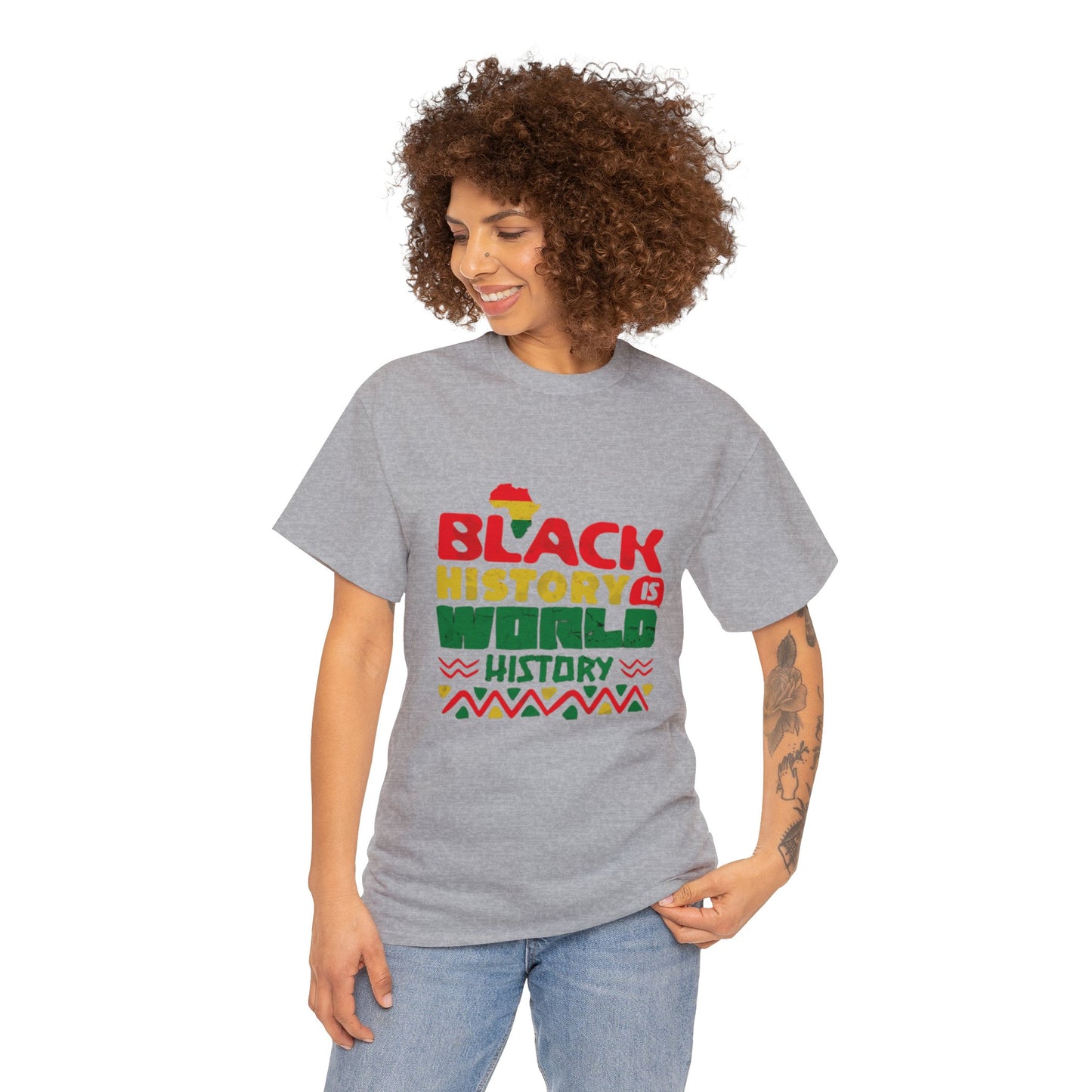 Black History Month Unisex Heavy Cotton Tee