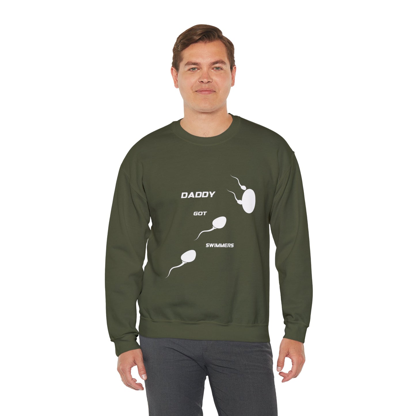 'Daddy Got Swimmers' - Men Sweatshirt