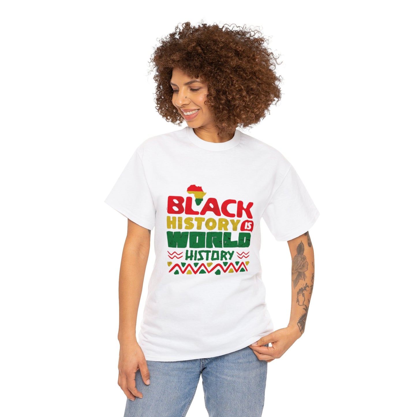 Black History Month Unisex Heavy Cotton Tee