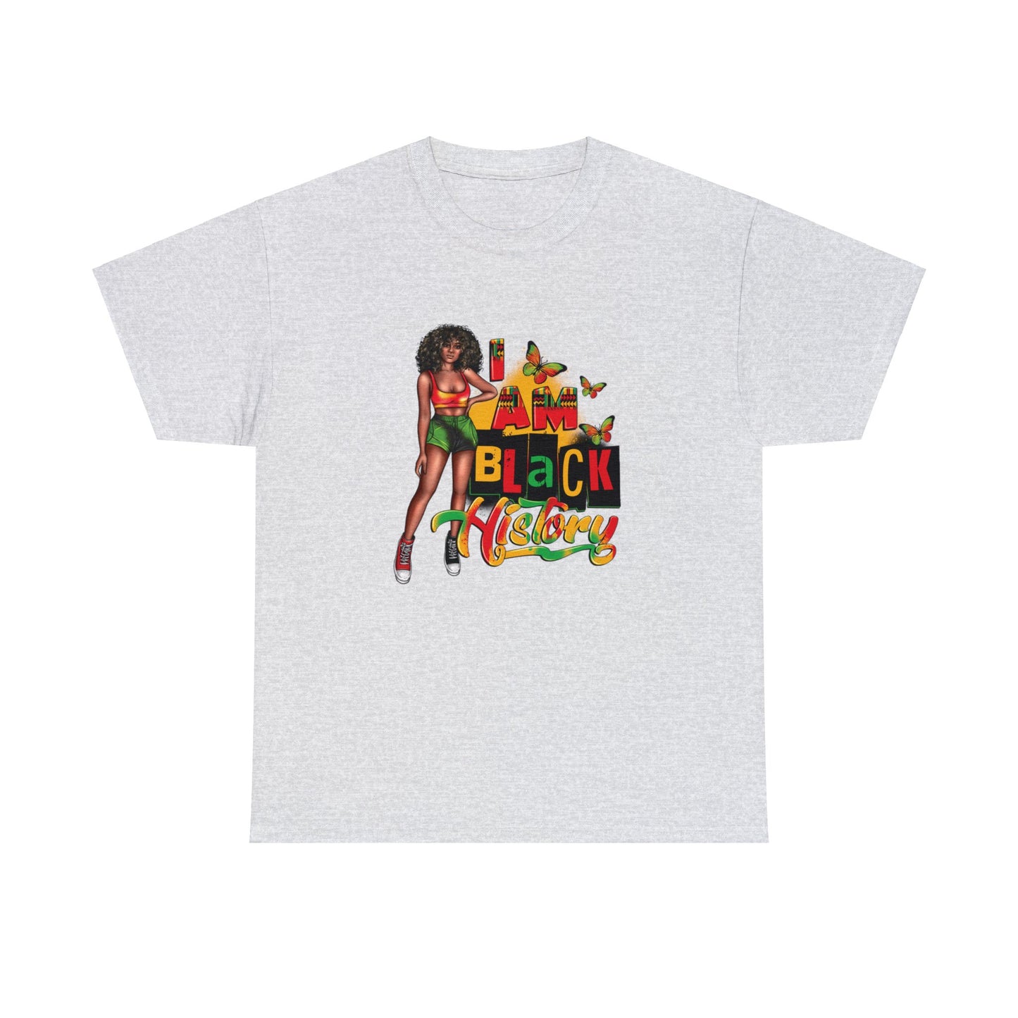 I am Black History Heavy Cotton Tee