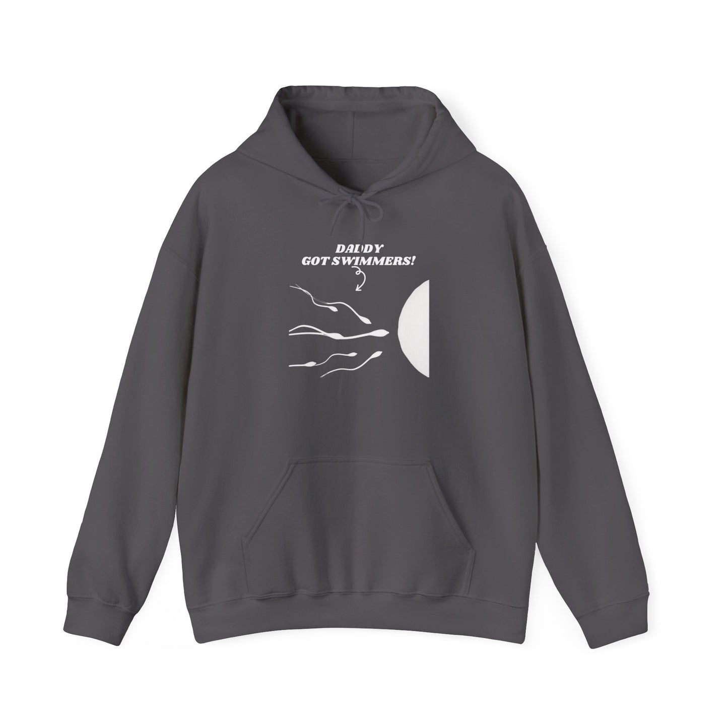 Daddy Got Swimmers?  Heavy Blend™ Hooded Sweatshirt