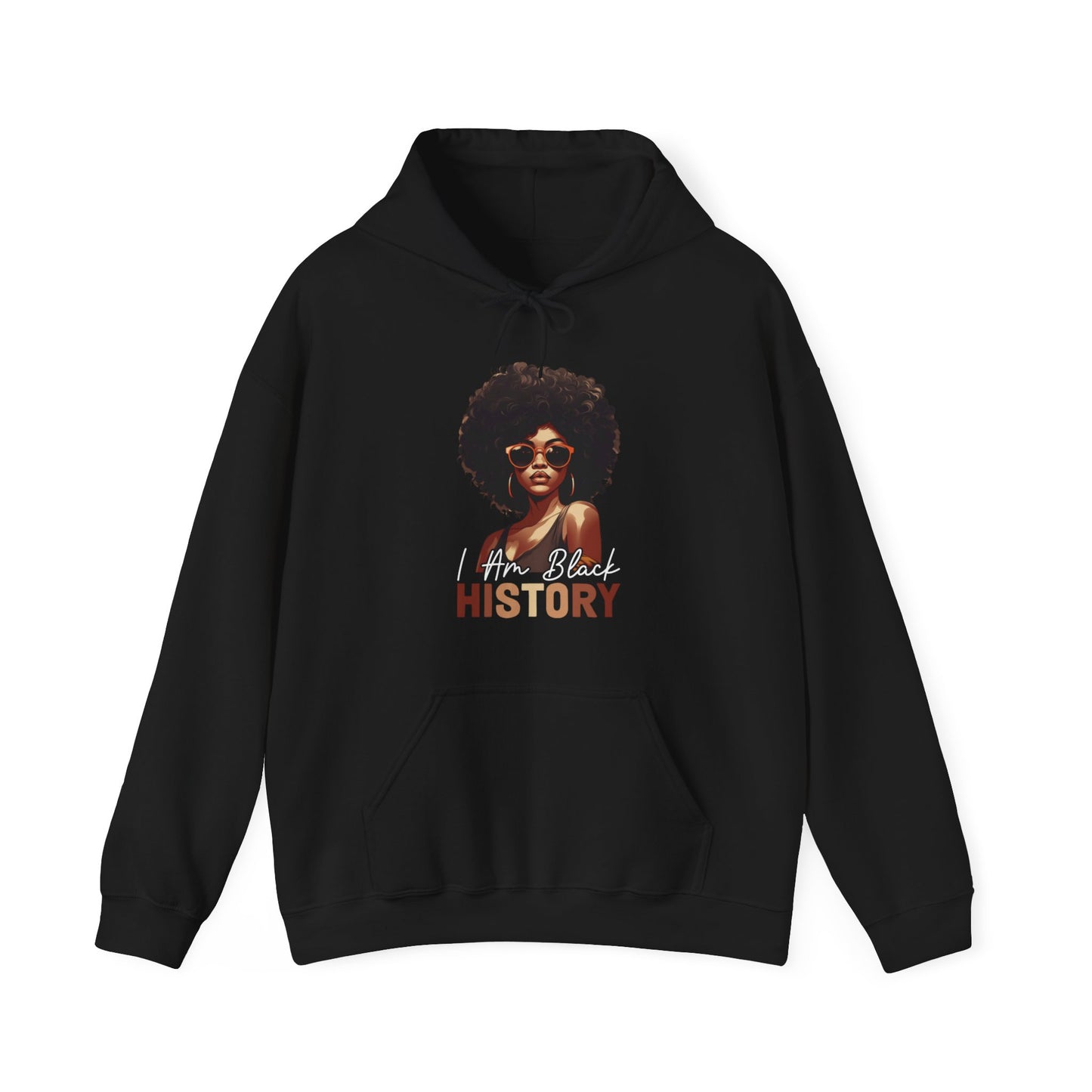 I am Black History  Heavy Blend™ Hooded Sweatshirt