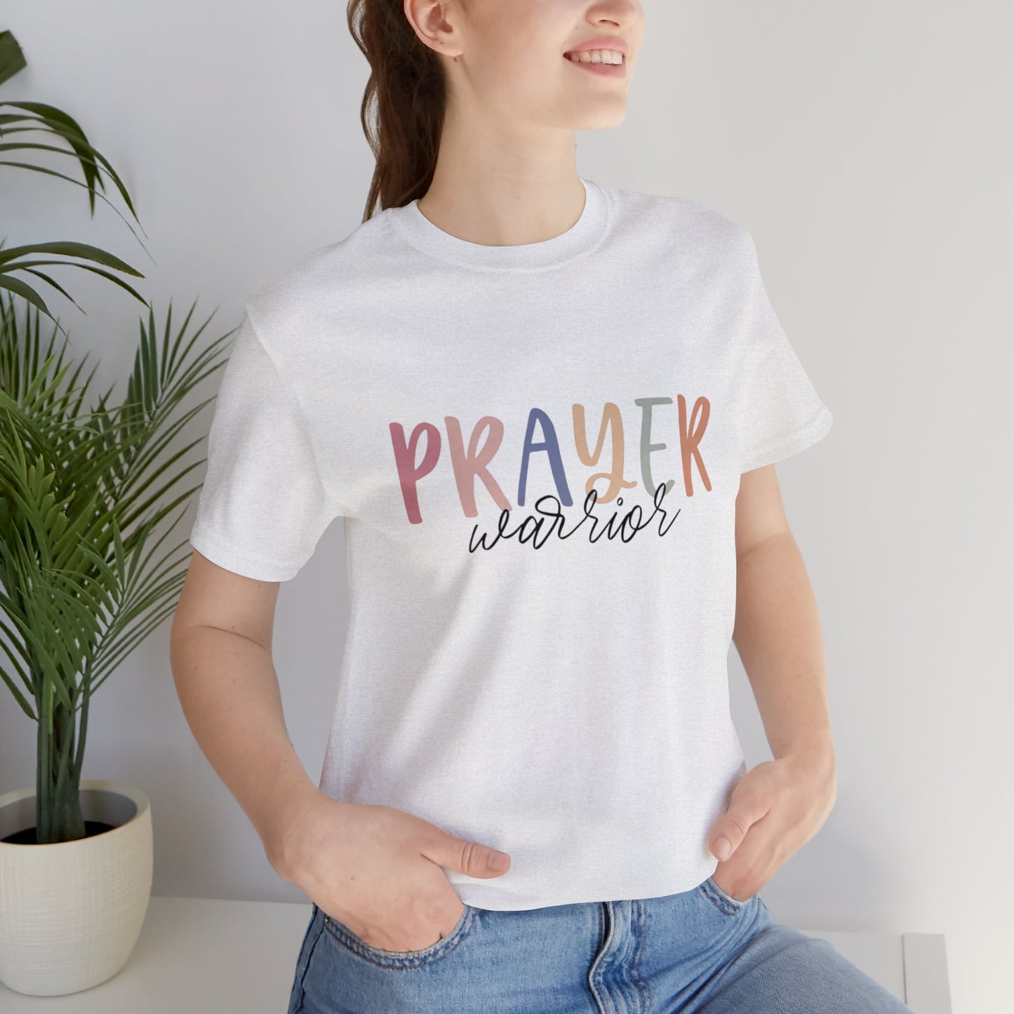 Prayer Warrior Women Jersey Short Sleeve Tee