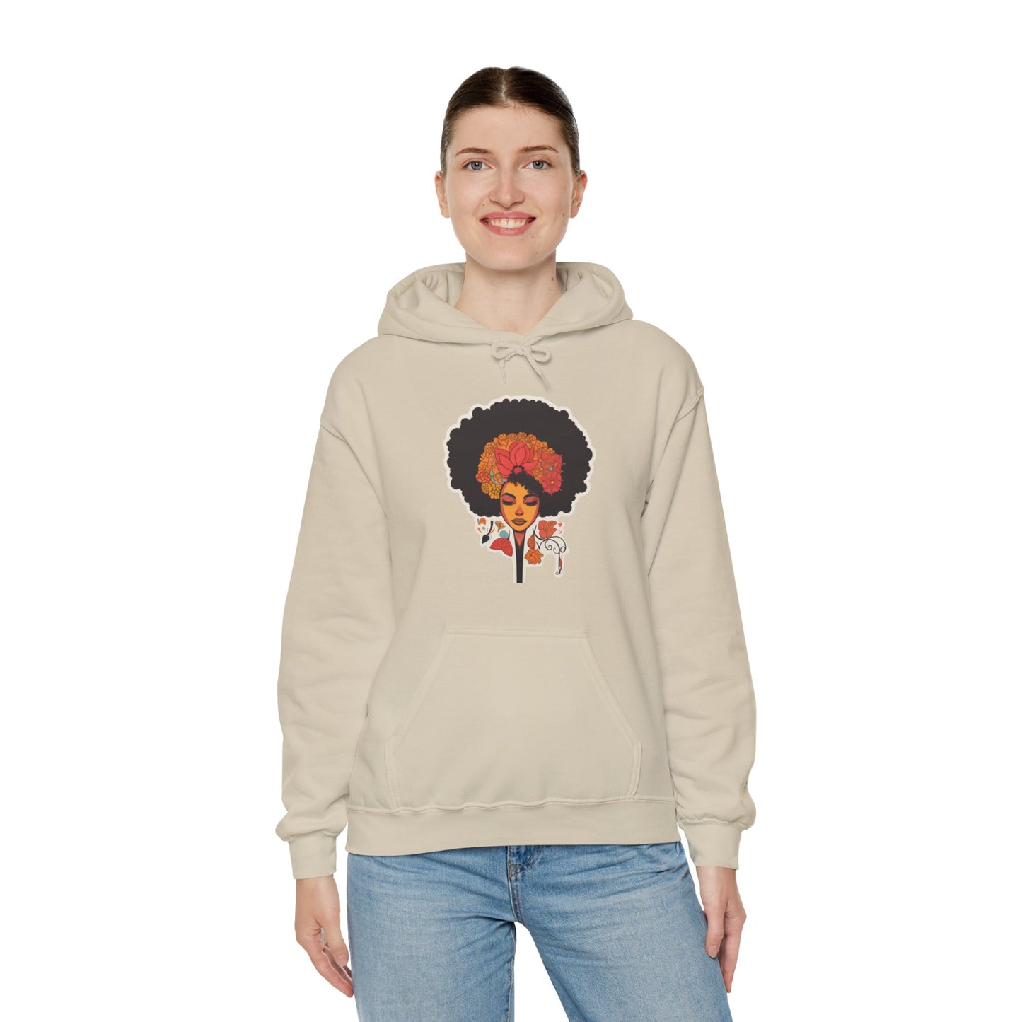 Black Women Heavy Blend™ Hooded Sweatshirt