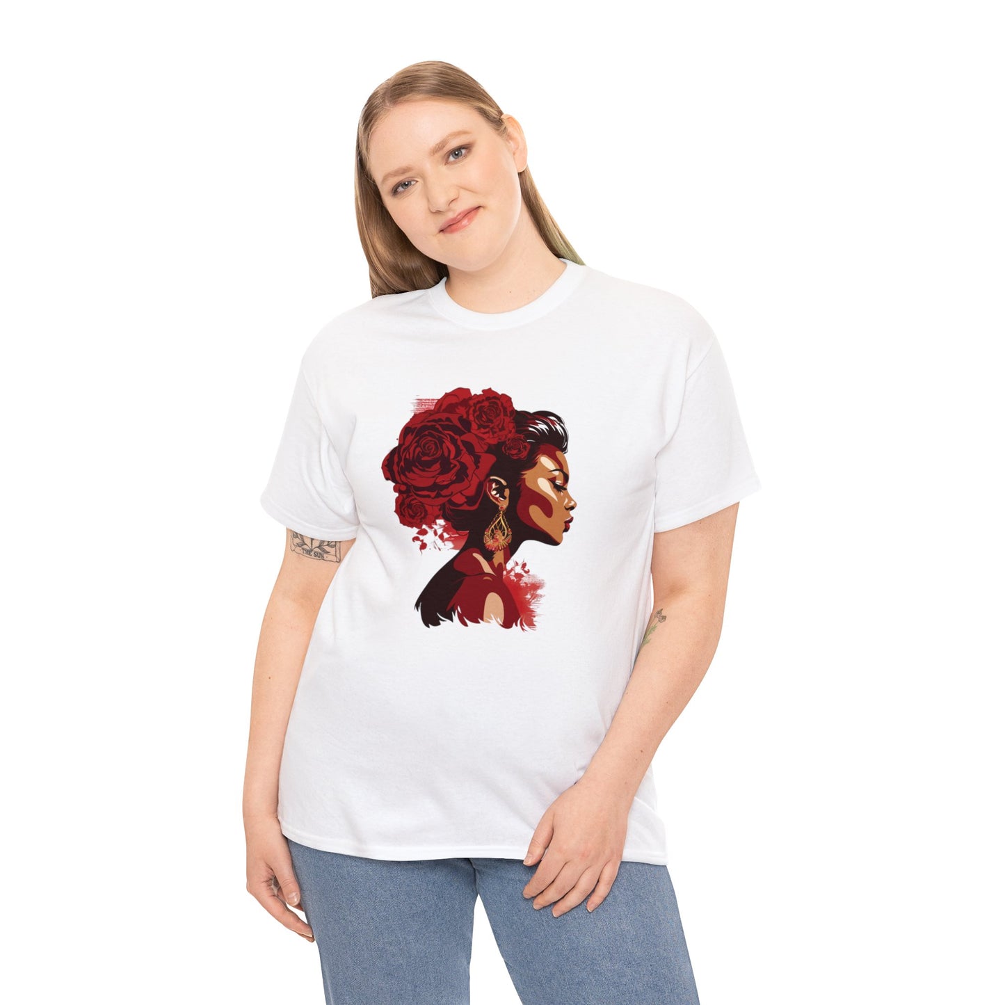 Black Women  Heavy Cotton Tee