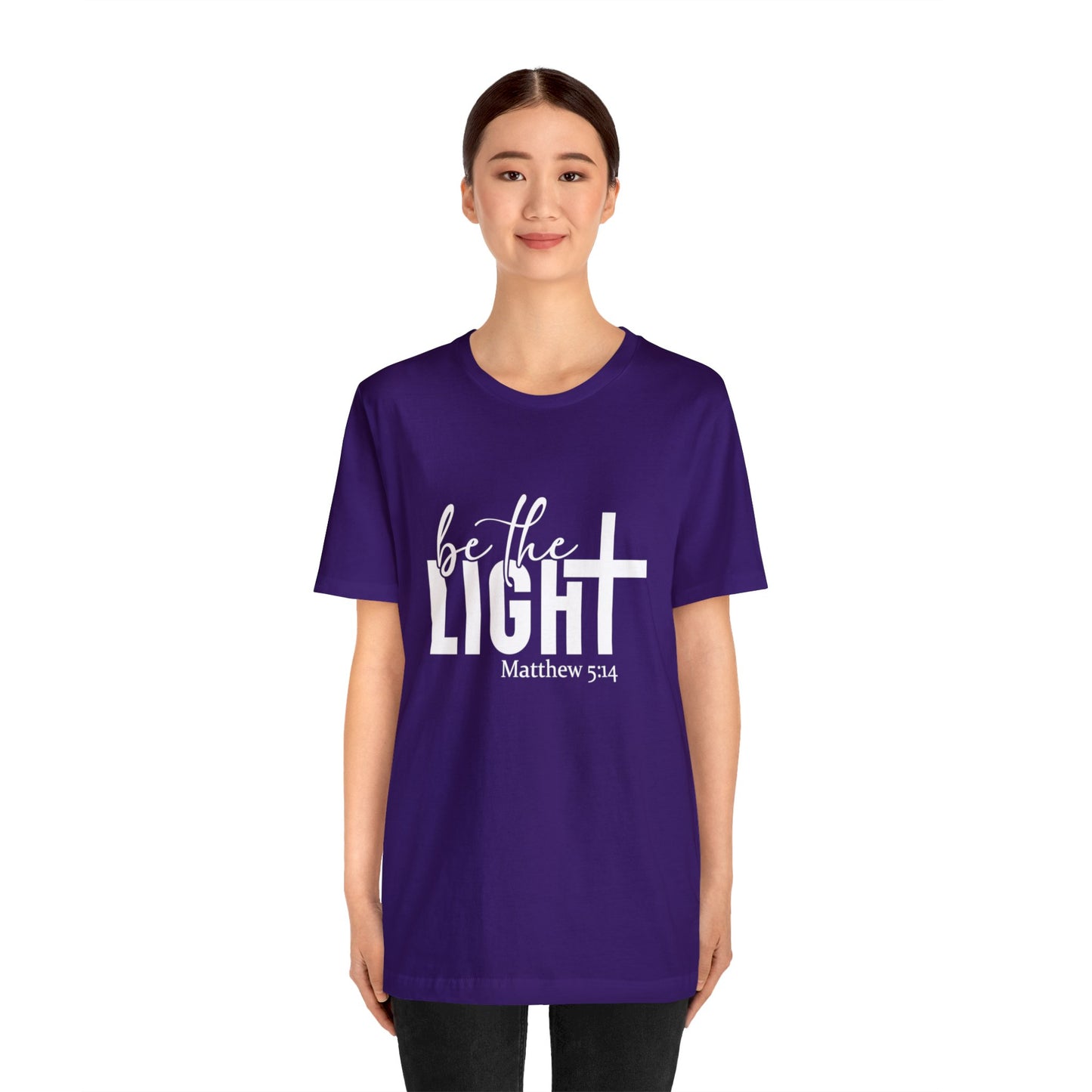 Be the Light Unisex Jersey Short Sleeve Tee