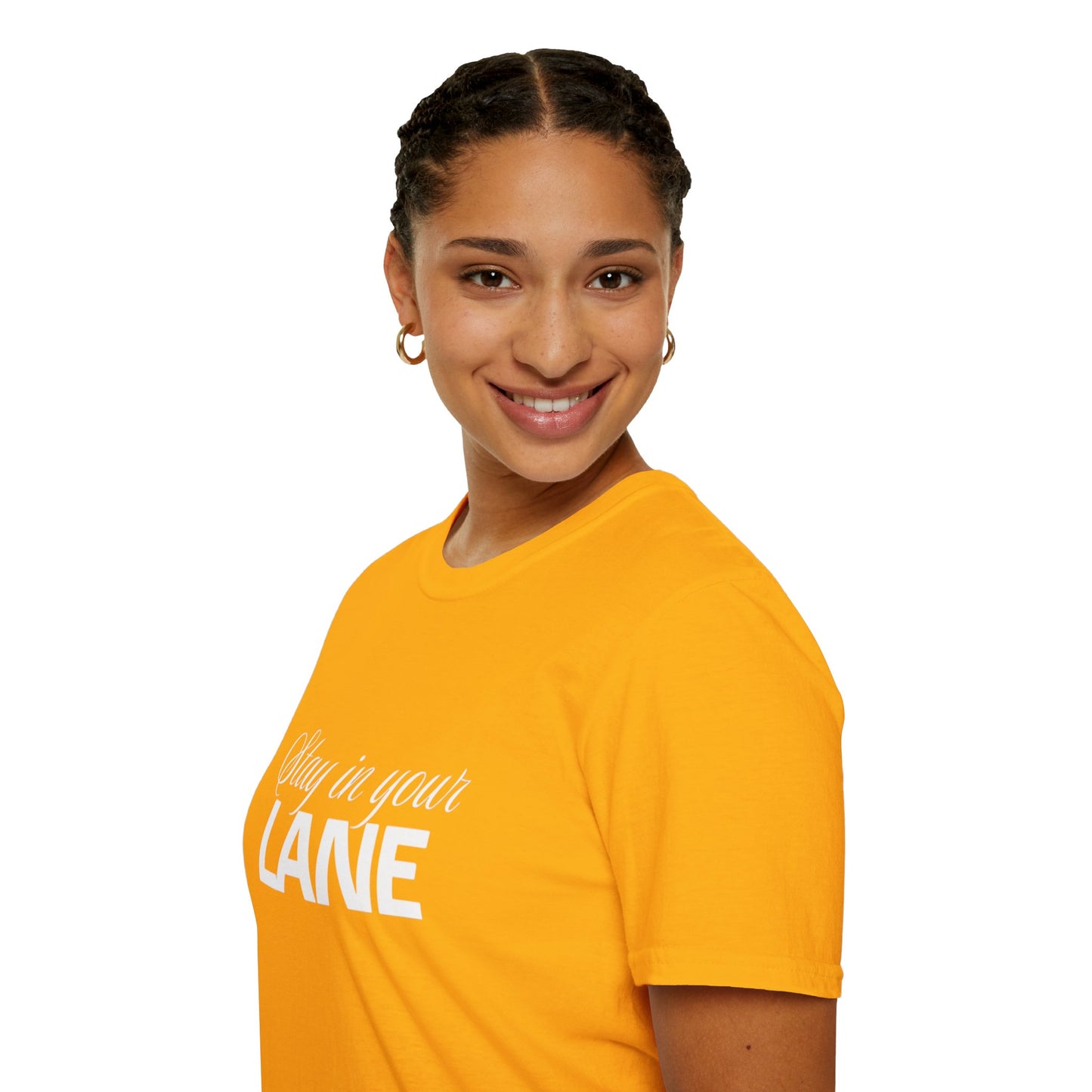 Stay In your Lane Women  Softstyle T-Shirt