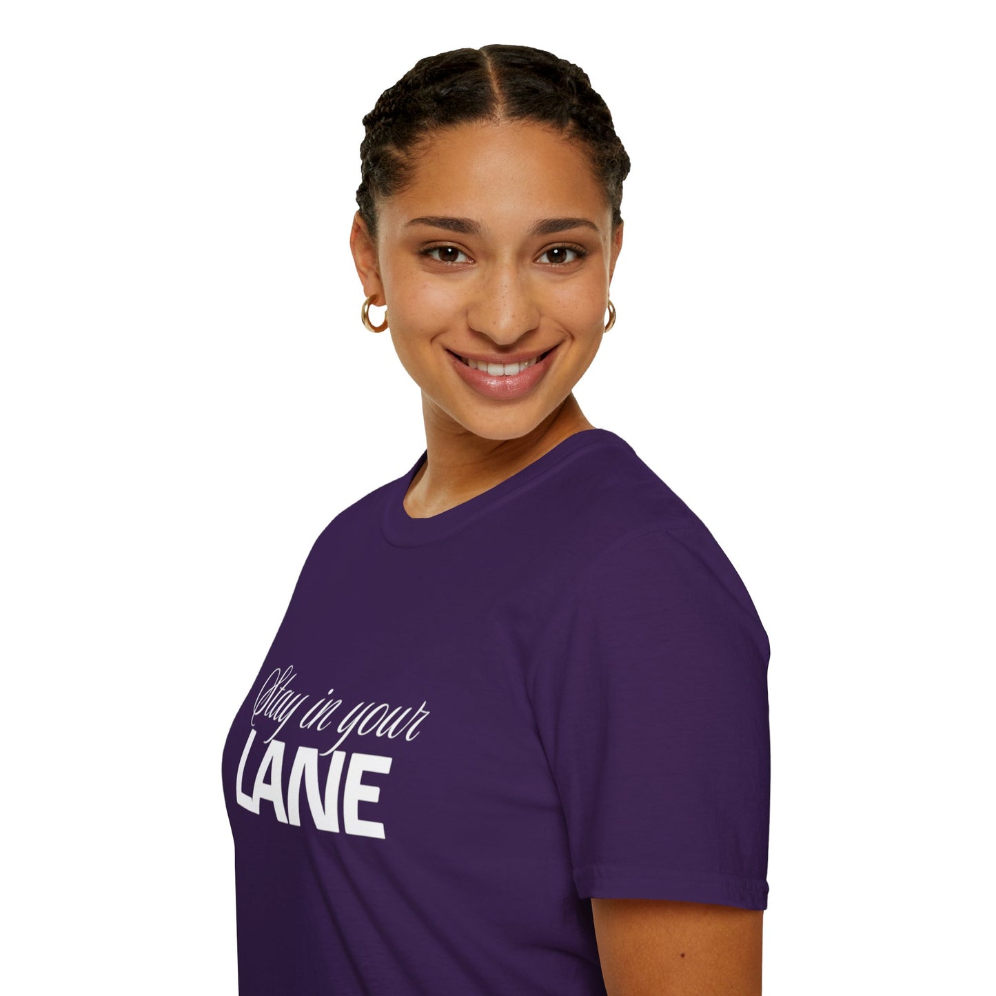 Stay In your Lane Women  Softstyle T-Shirt