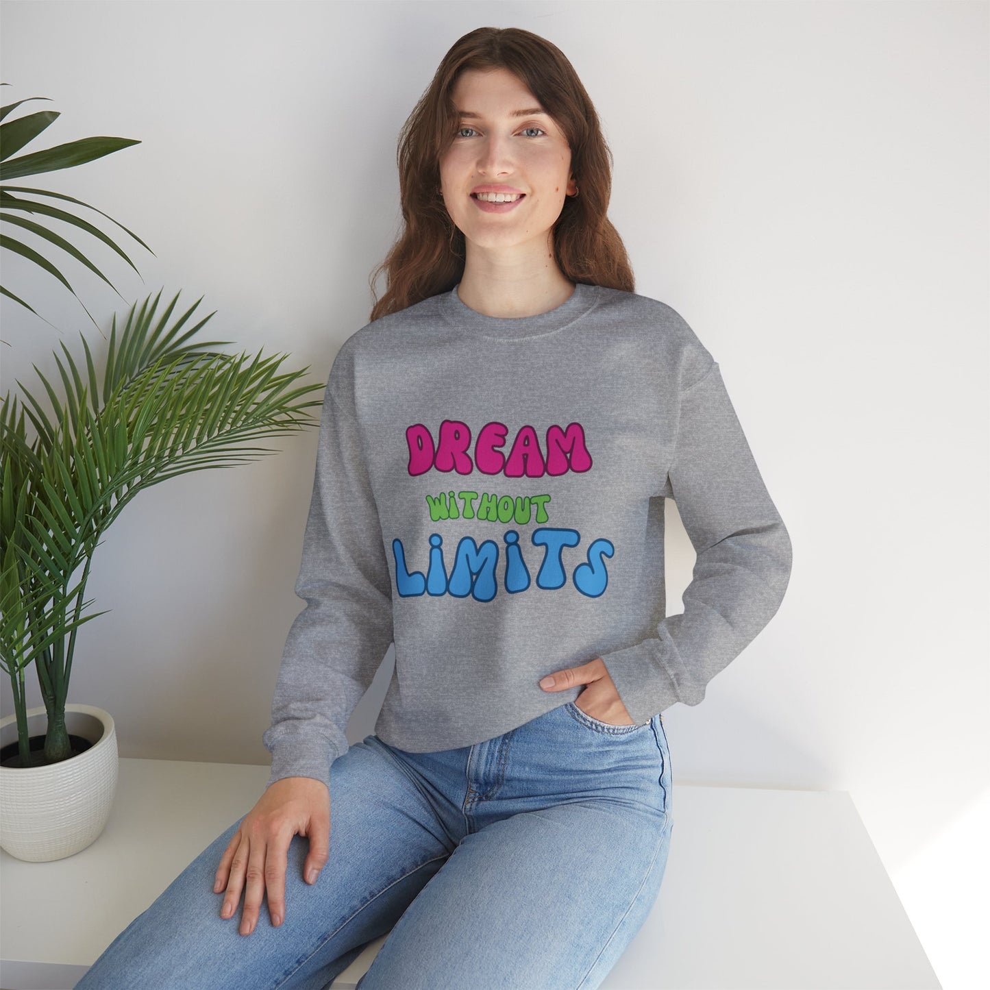 Dream without Limits Women Heavy Blend™ Crewneck Sweatshirt