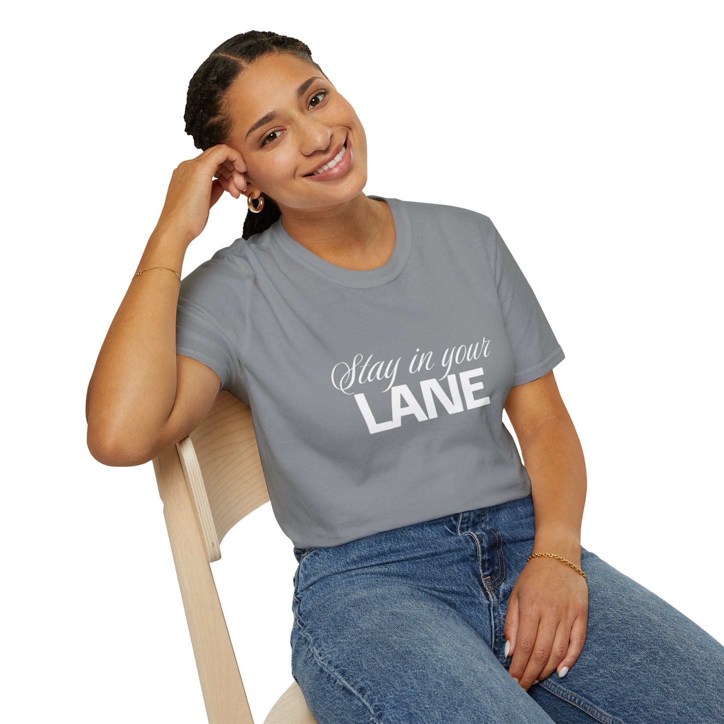 Stay In your Lane Women  Softstyle T-Shirt