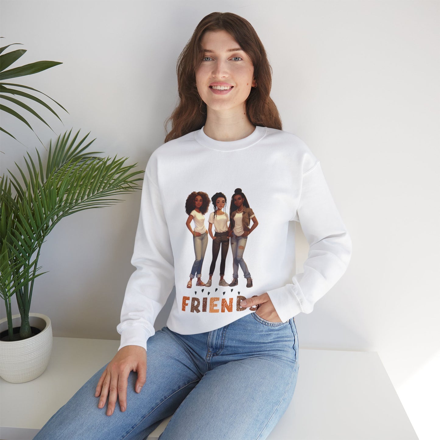 FRIENDS Women Heavy Blend™ Crewneck Sweatshirt