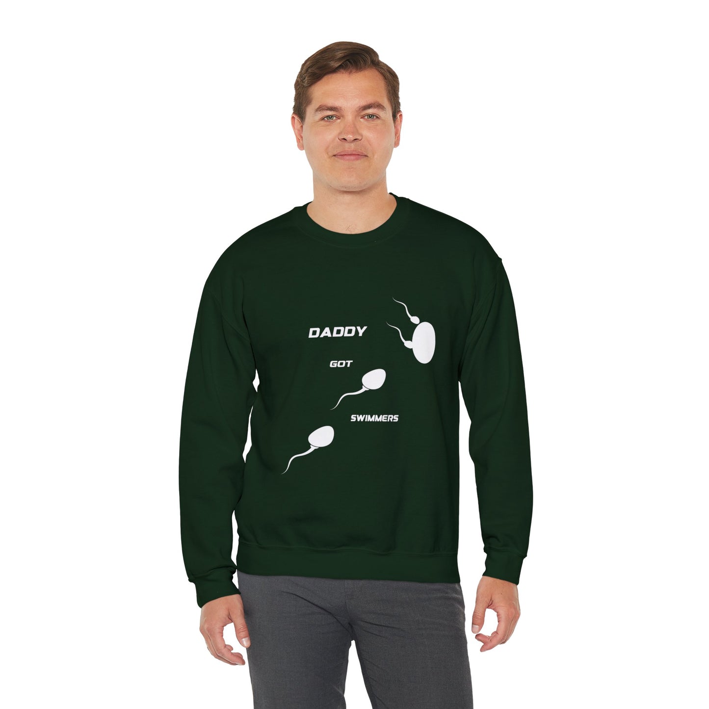 'Daddy Got Swimmers' - Men Sweatshirt