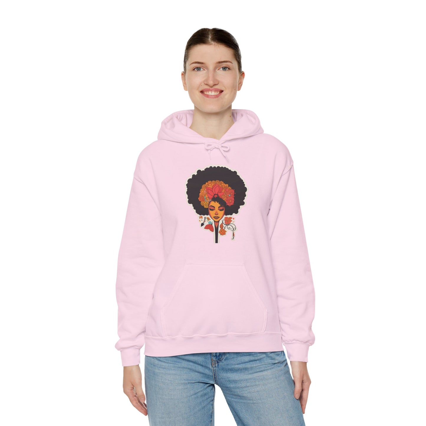 Black Women Heavy Blend™ Hooded Sweatshirt