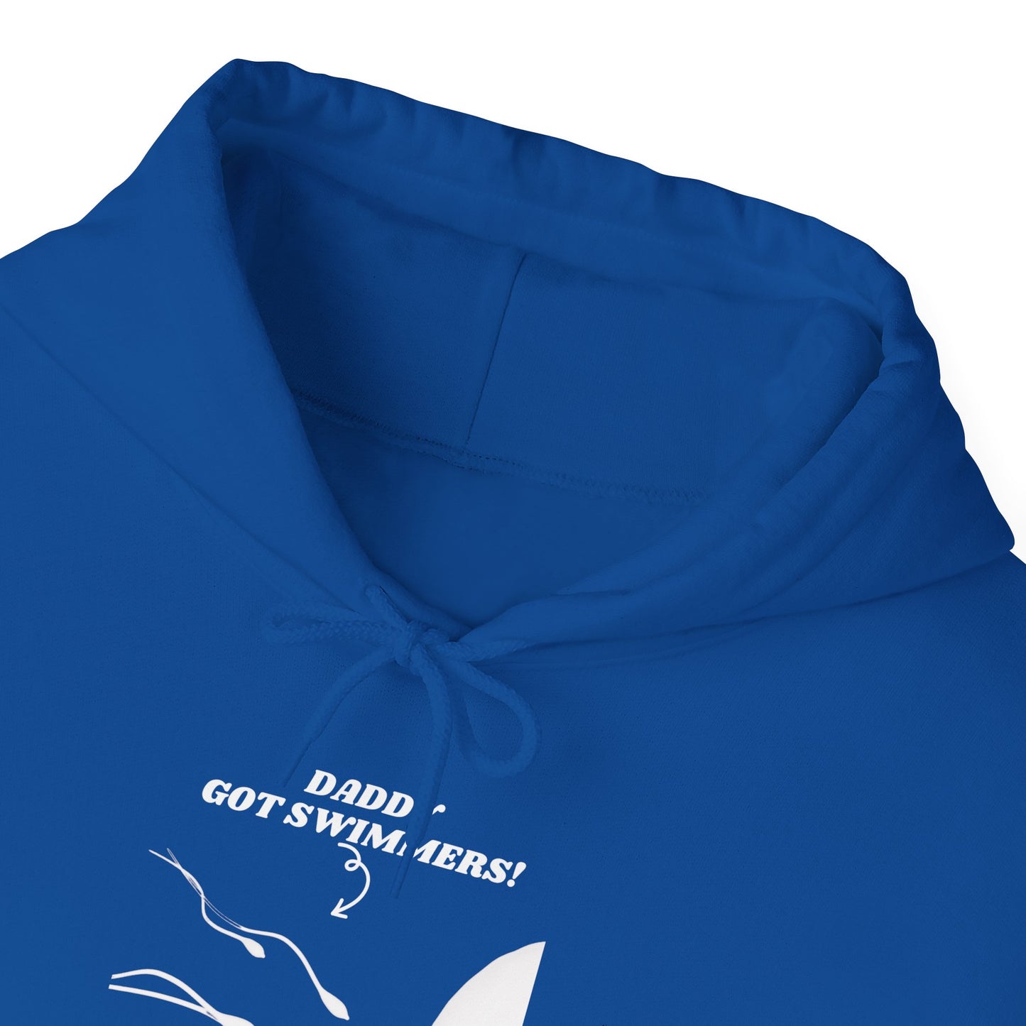 Daddy Got Swimmers?  Heavy Blend™ Hooded Sweatshirt