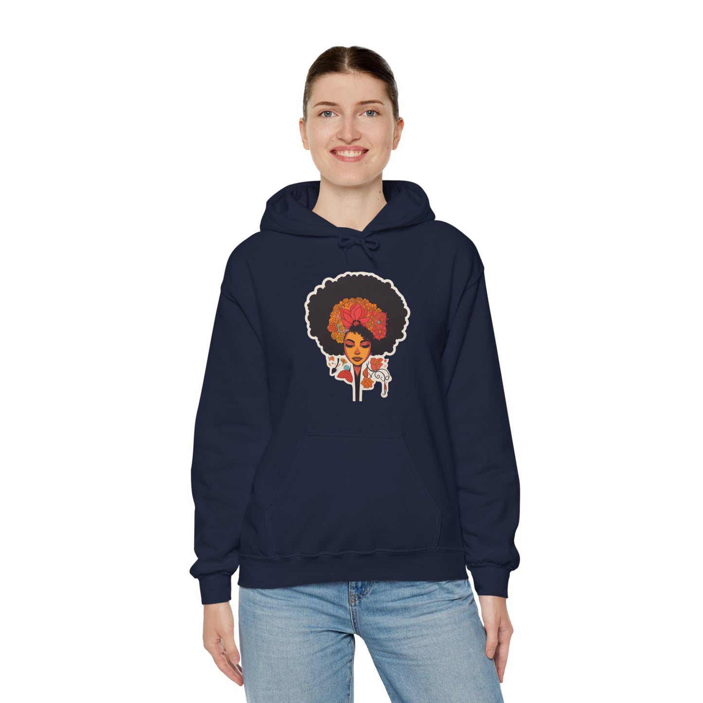 Black Women Heavy Blend™ Hooded Sweatshirt