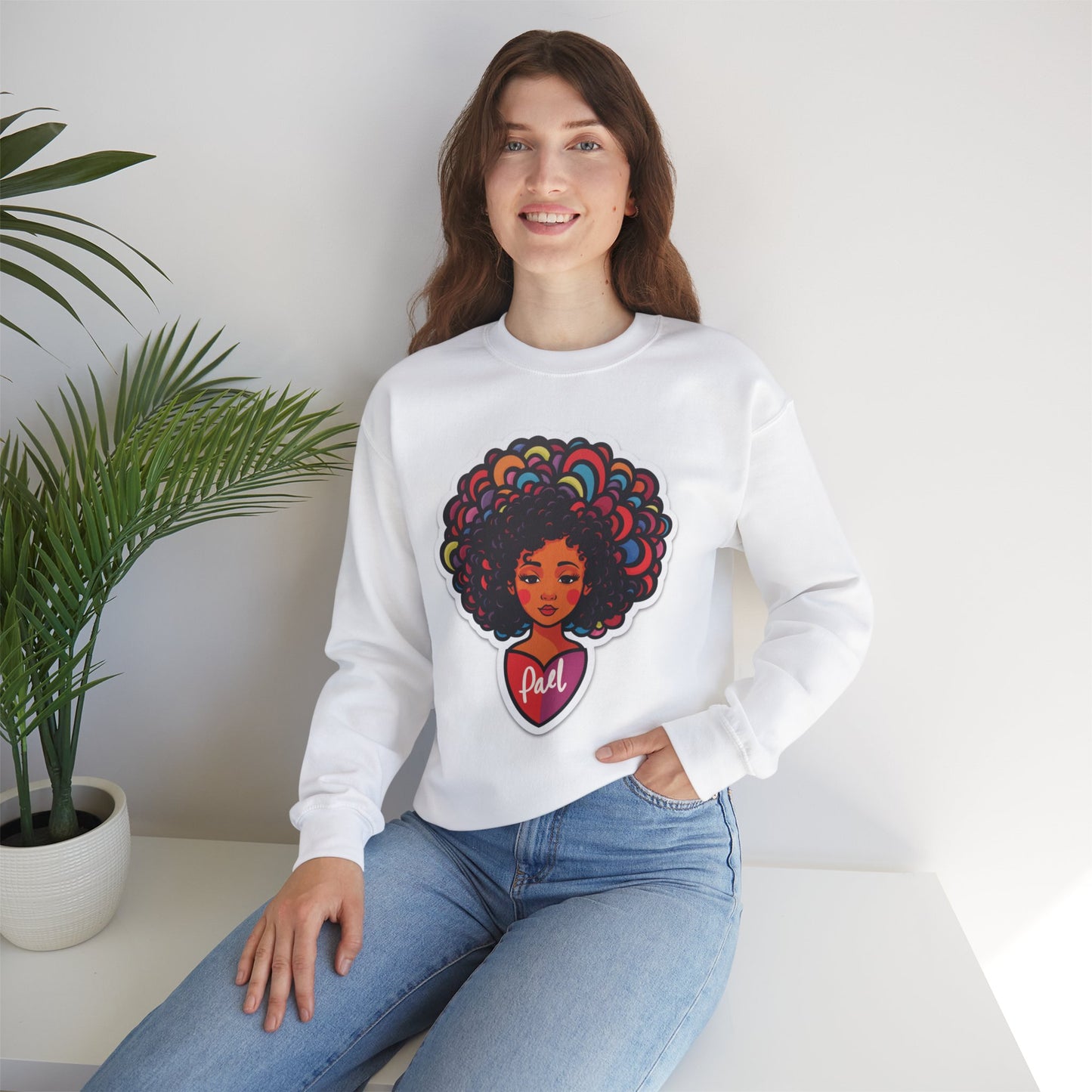 Black women Heavy Sweatshirt