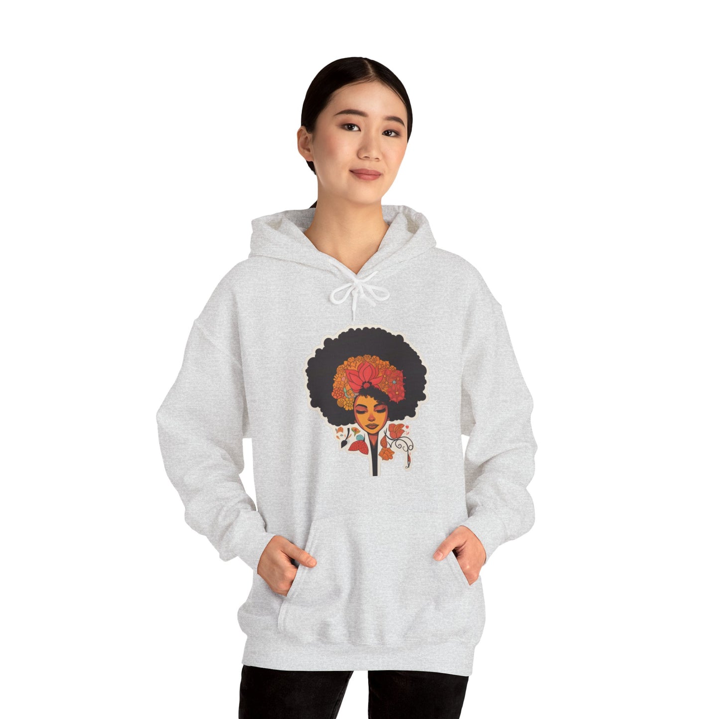 Black Women Heavy Blend™ Hooded Sweatshirt