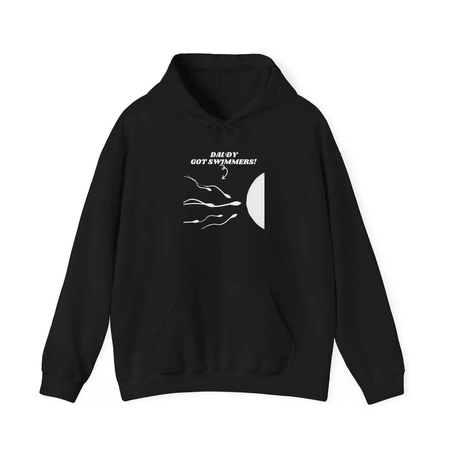 Daddy Got Swimmers?  Heavy Blend™ Hooded Sweatshirt