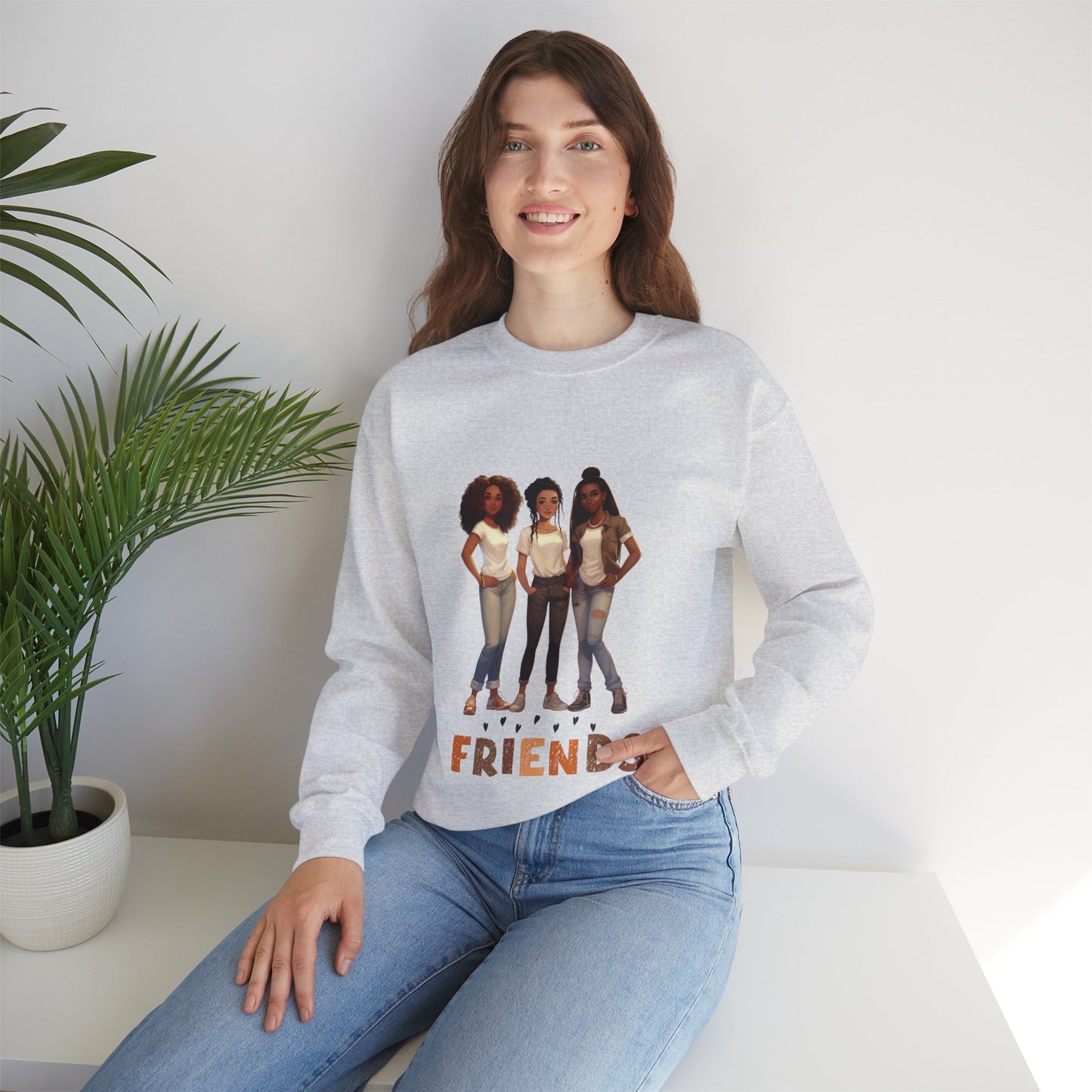 FRIENDS Women Heavy Blend™ Crewneck Sweatshirt