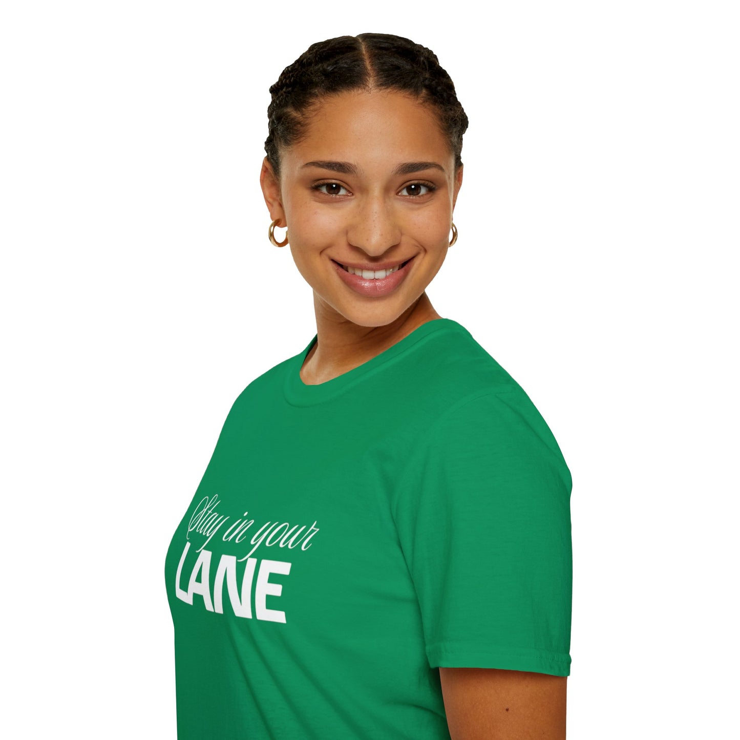 Stay In your Lane Women  Softstyle T-Shirt