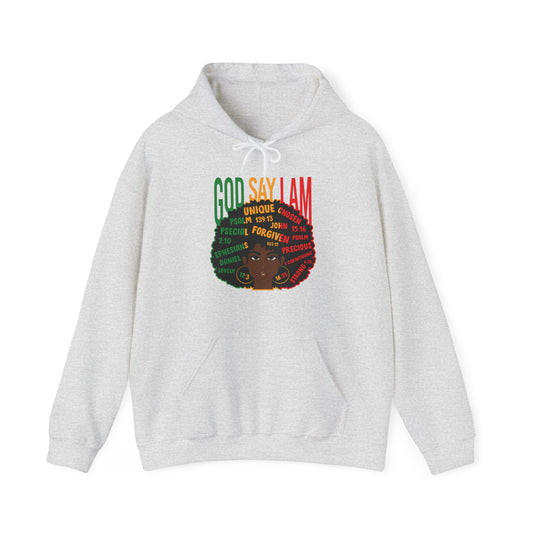 God Say I am Heavy Blend™ Hooded Sweatshirt