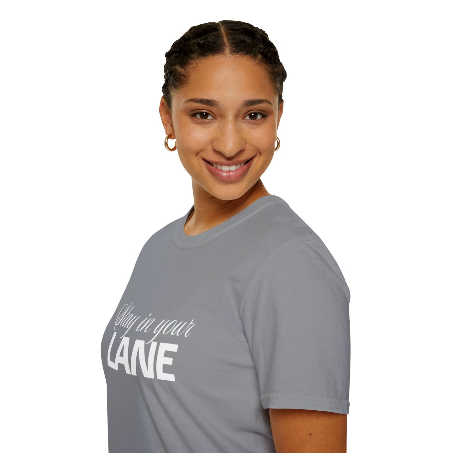 Stay In your Lane Women  Softstyle T-Shirt