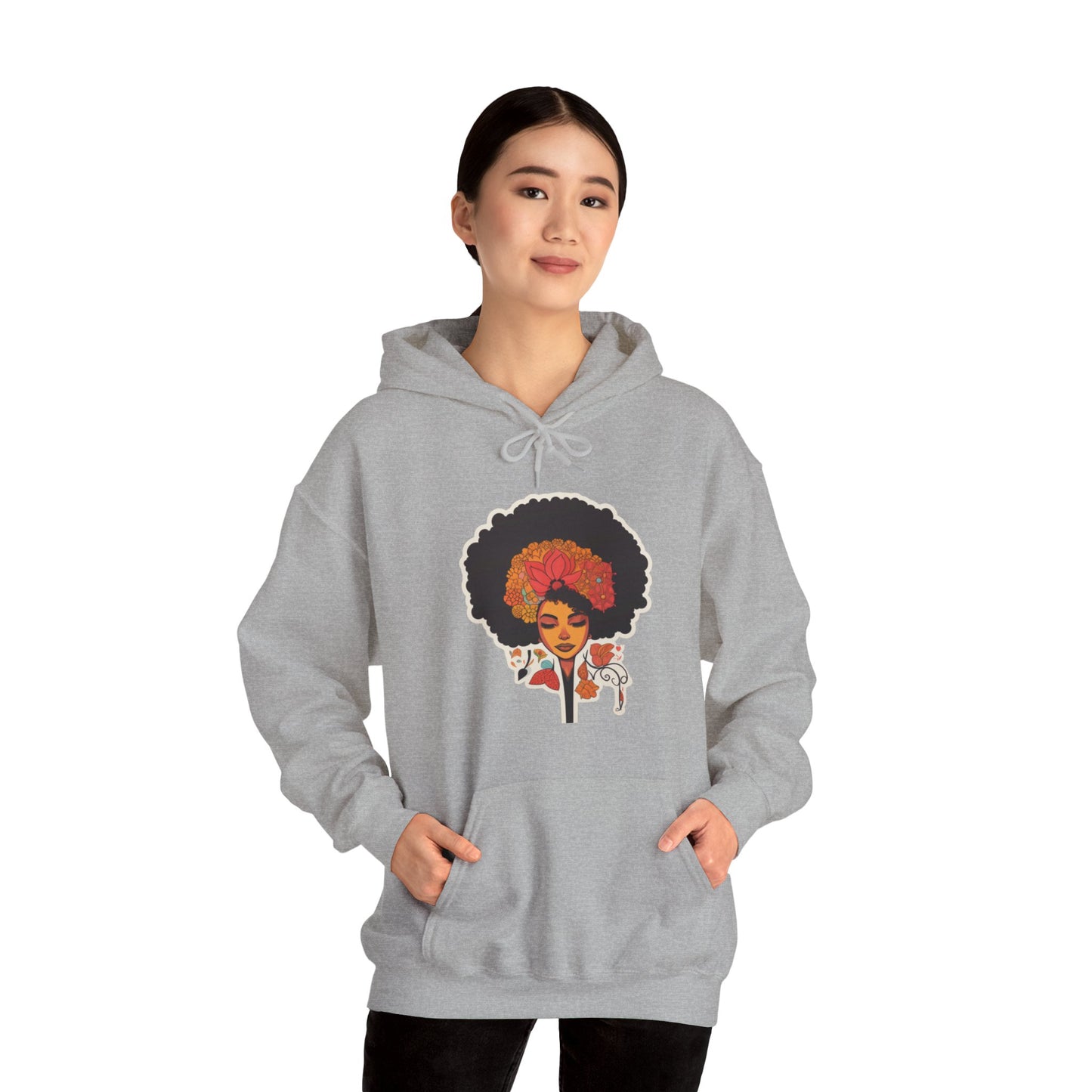 Black Women Heavy Blend™ Hooded Sweatshirt