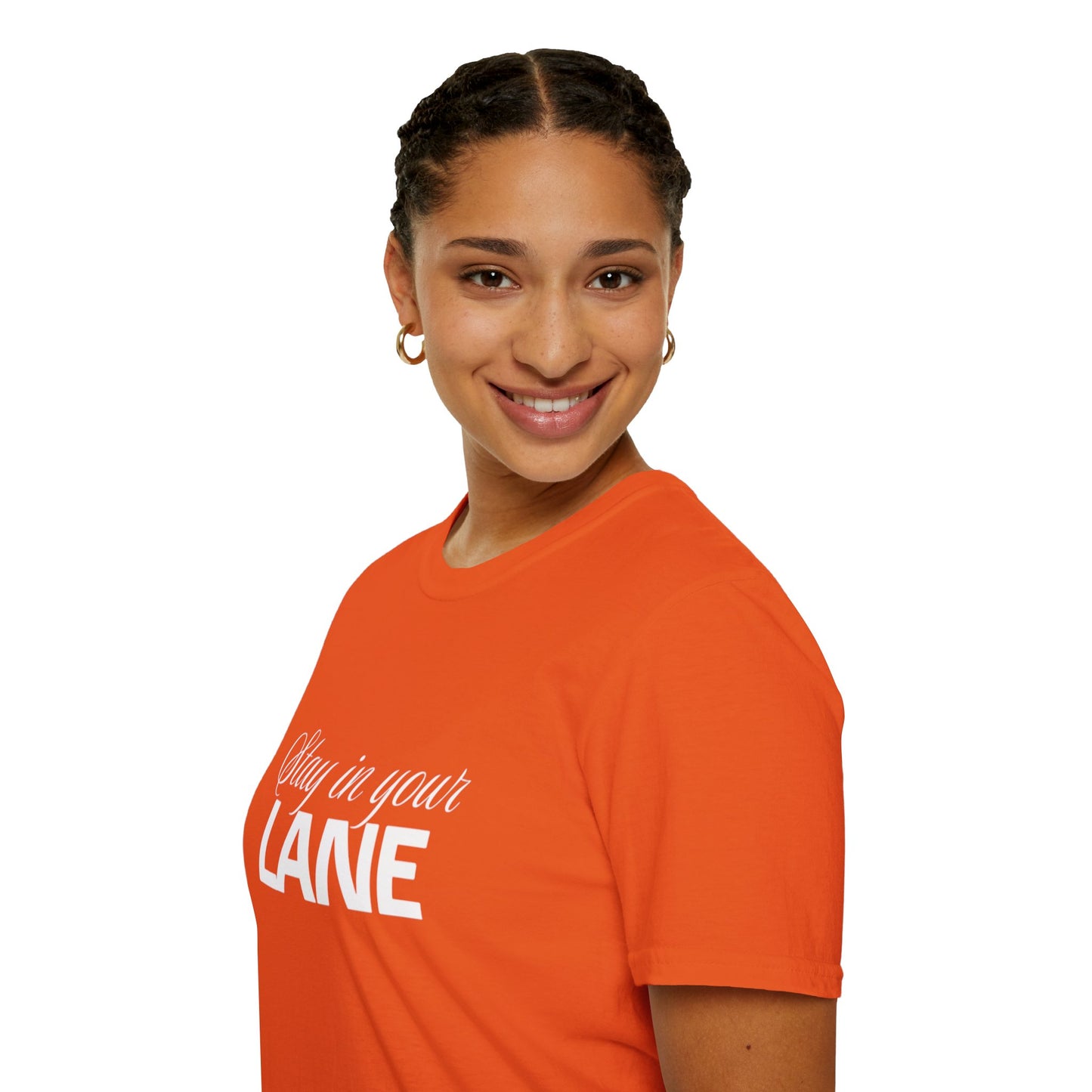 Stay In your Lane Women  Softstyle T-Shirt